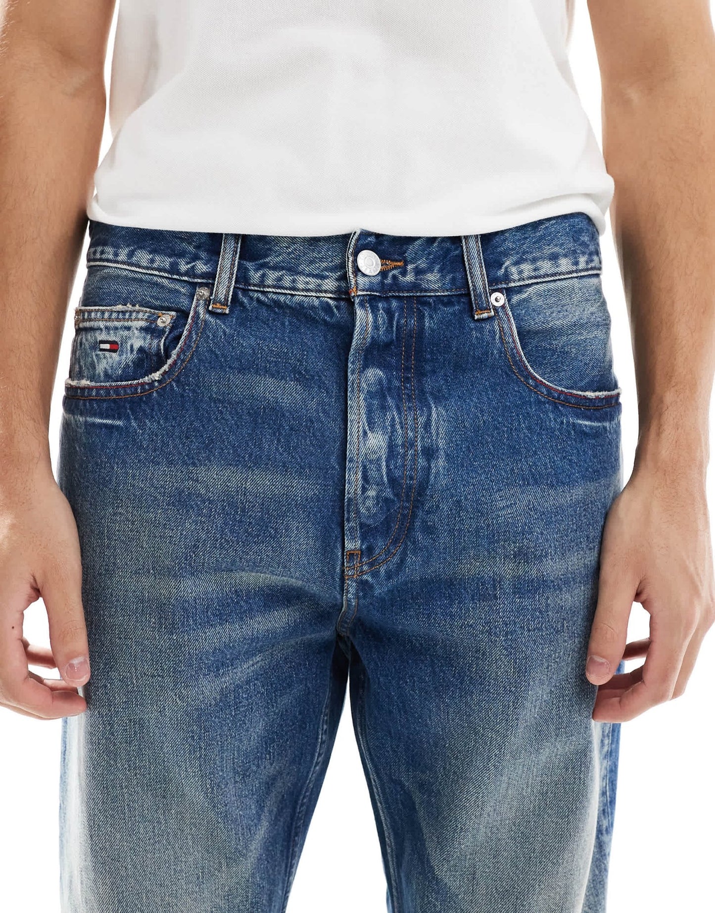 Tommy Jeans Otis regular straight jeans in faded dark wash - ASOS Sample Sale EU Store