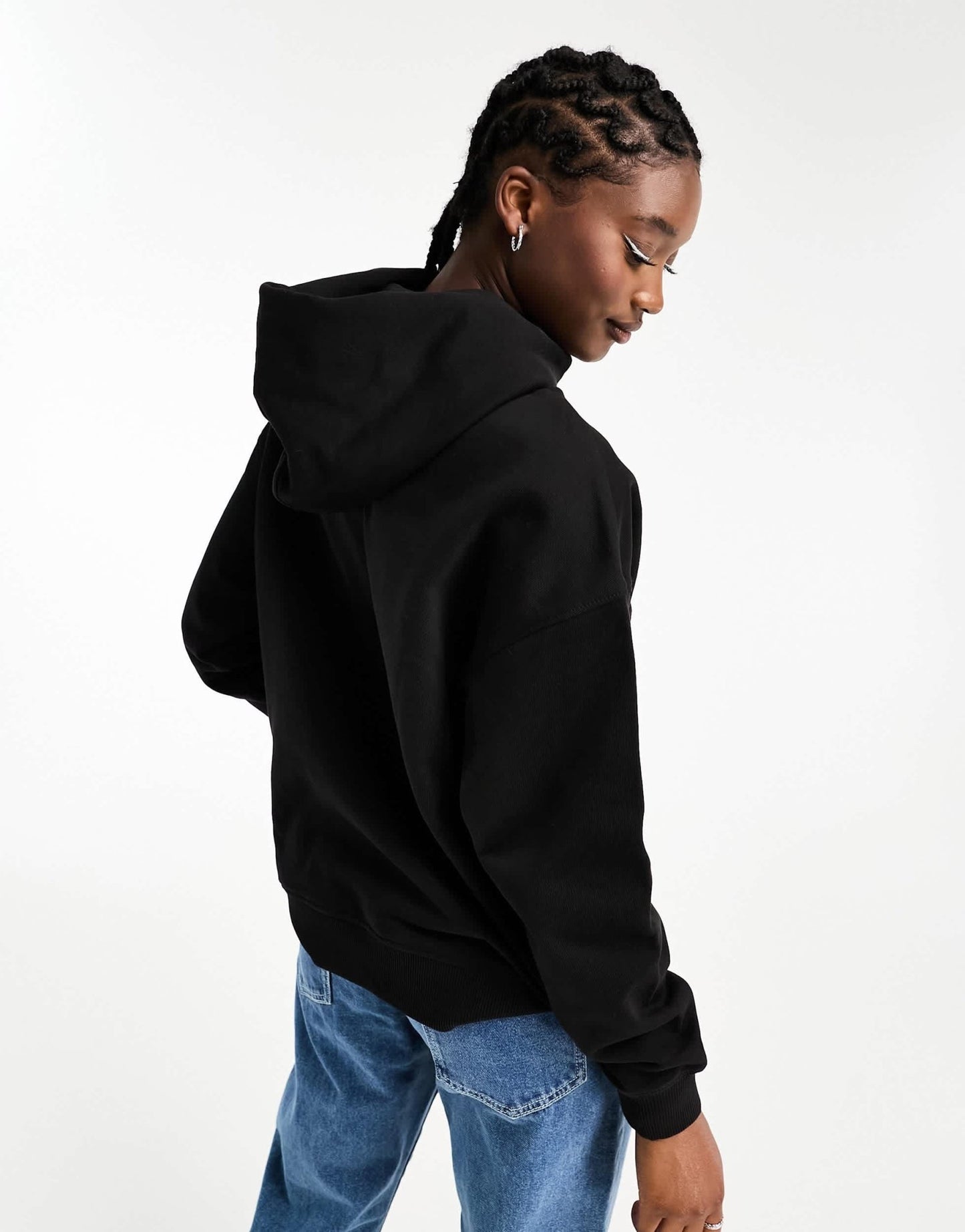 Tommy Jeans oversized new varsity hoodie in black - ASOS Sample Sale EU Store