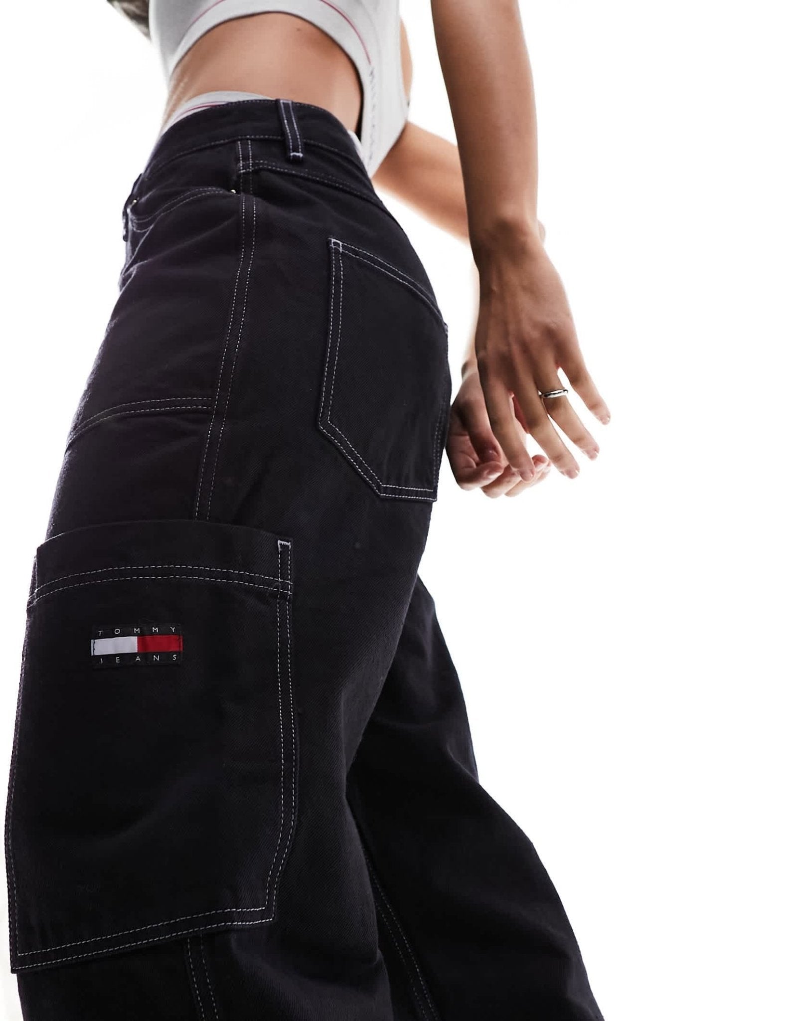 Tommy Jeans Remastered carpenter jeans in black wash - ASOS Sample Sale EU Store