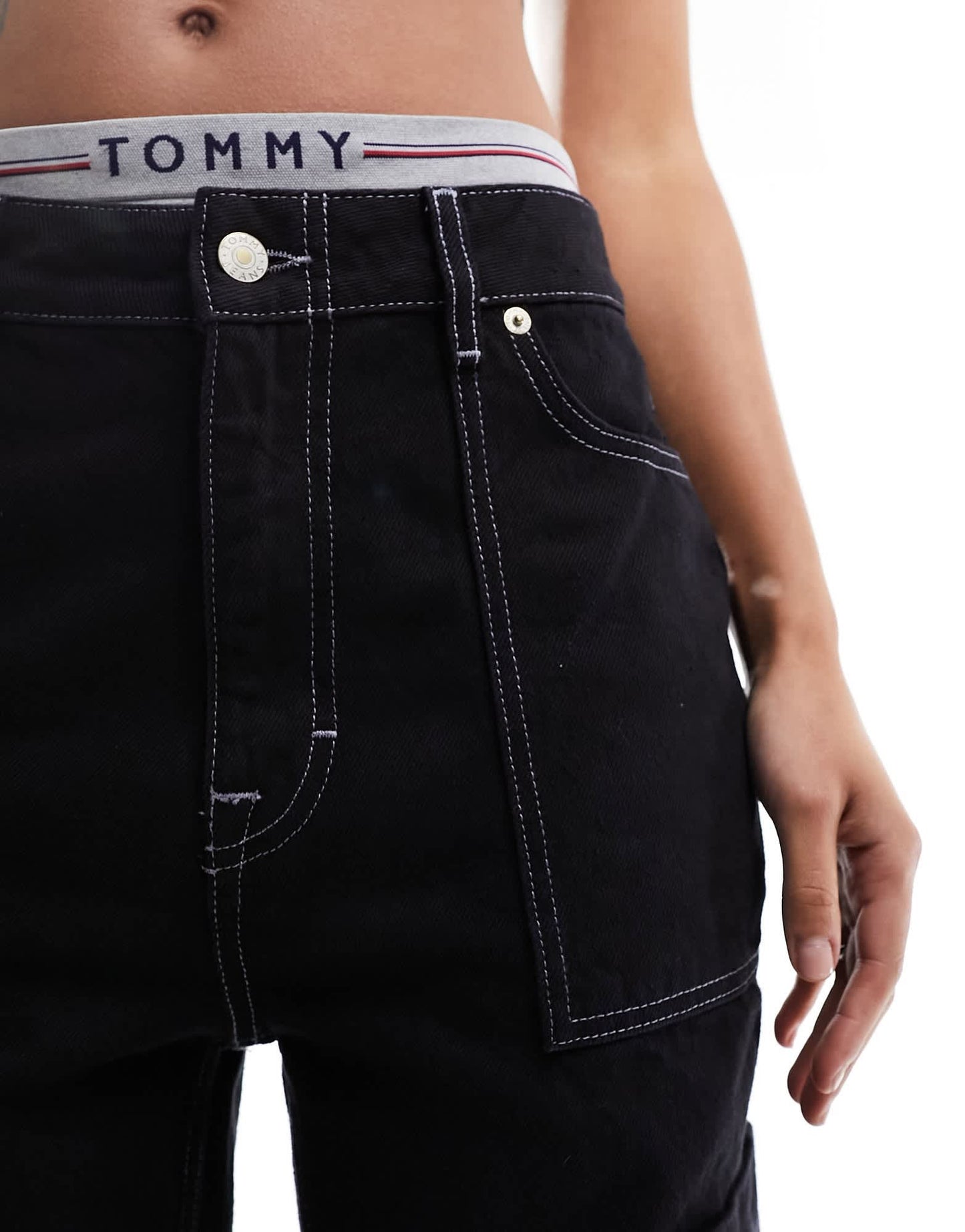 Tommy Jeans Remastered carpenter jeans in black wash - ASOS Sample Sale EU Store