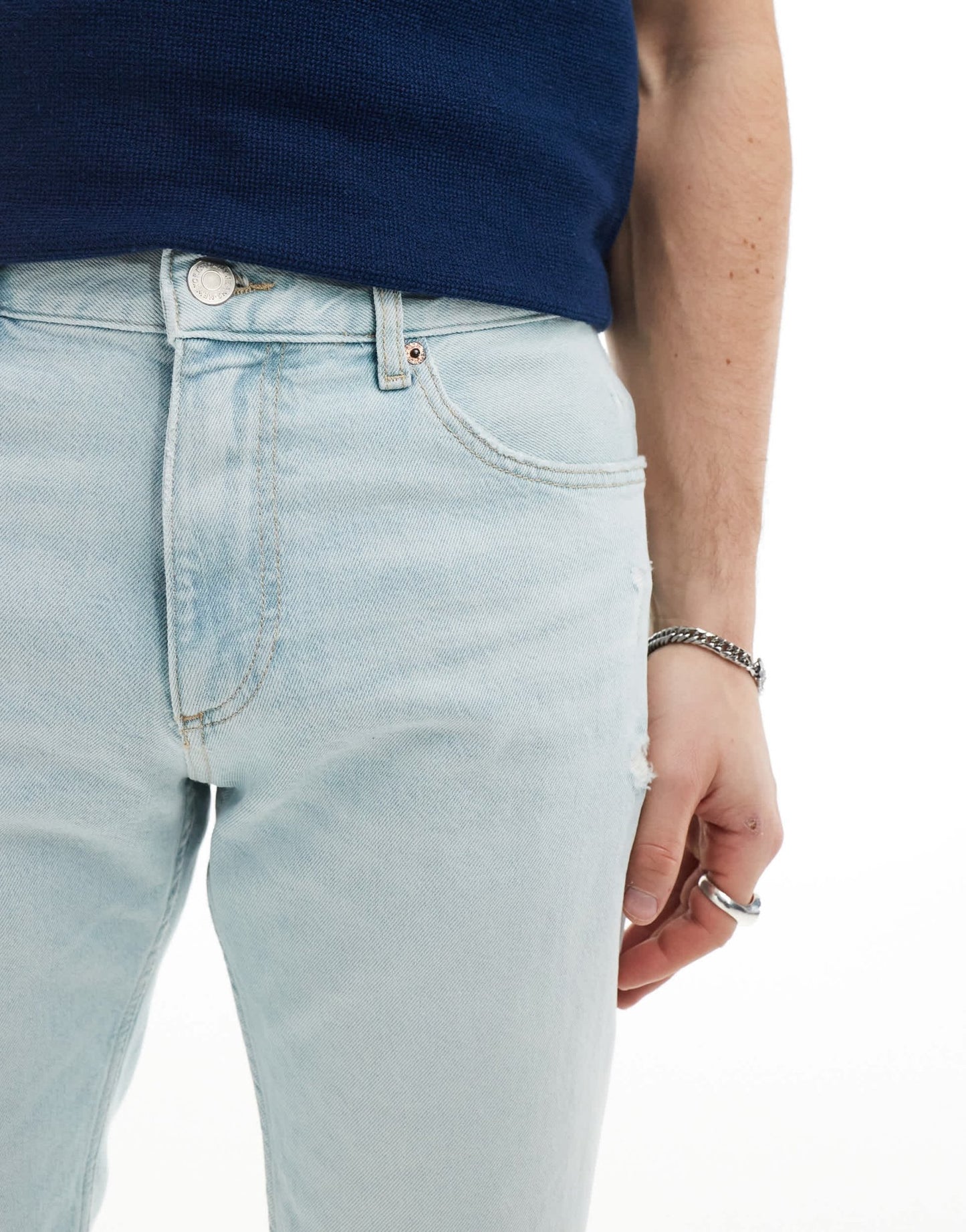 Tommy Jeans Ryan shorts in light wash - ASOS Sample Sale EU Store