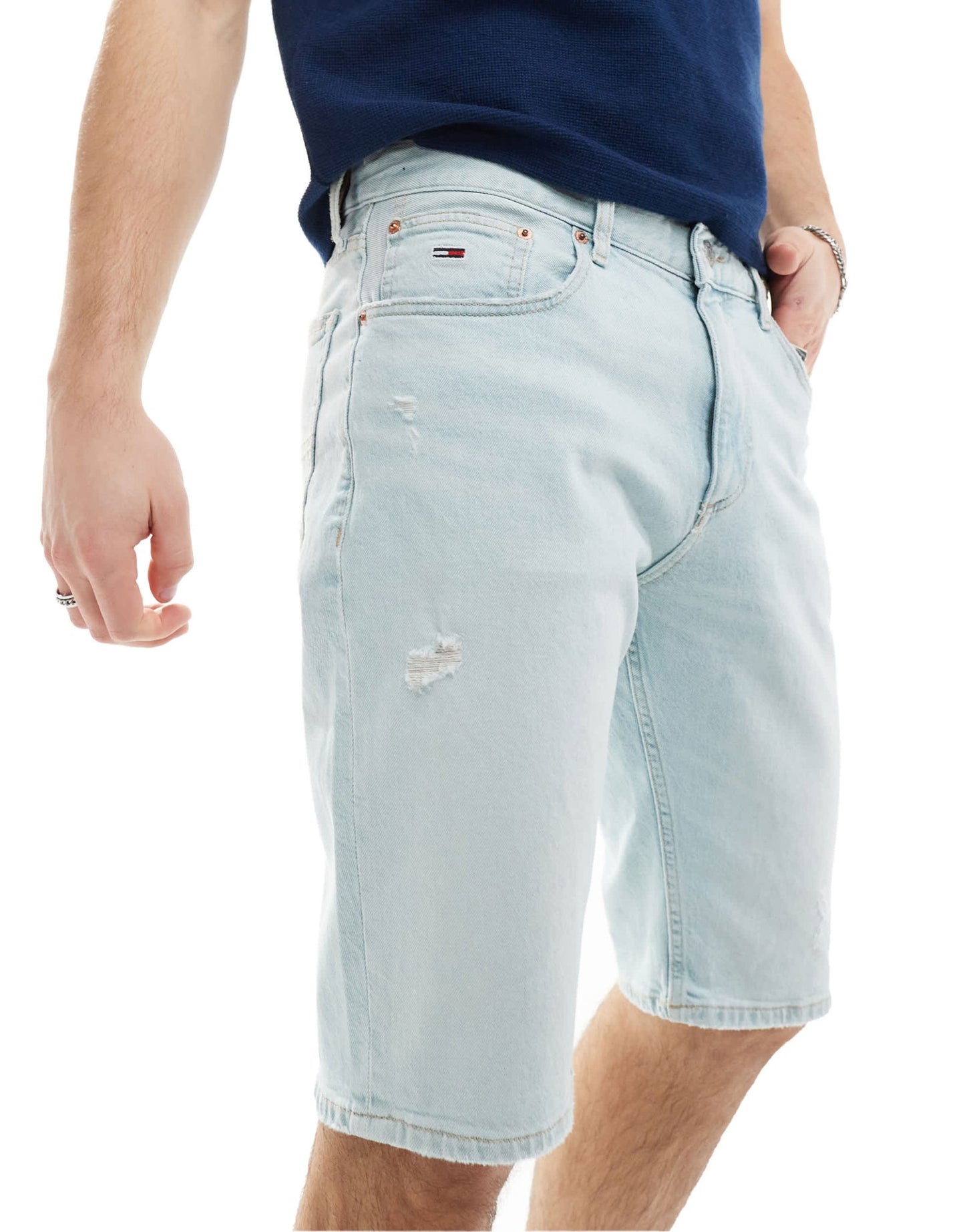 Tommy Jeans Ryan shorts in light wash - ASOS Sample Sale EU Store