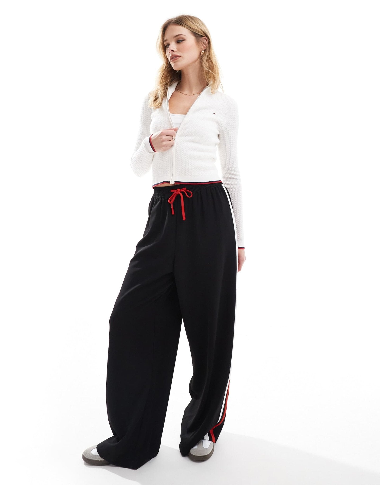 Tommy Jeans zip through jumper in off white - ASOS Sample Sale EU Store