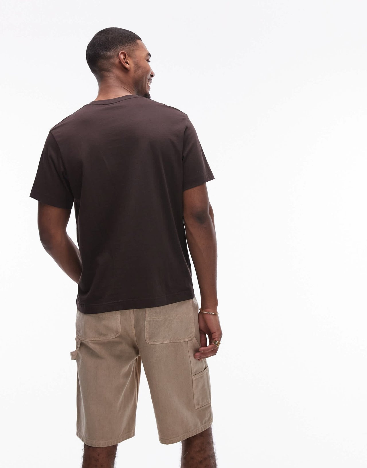 Topman carpenter short in washed stone - ASOS Sample Sale EU Store