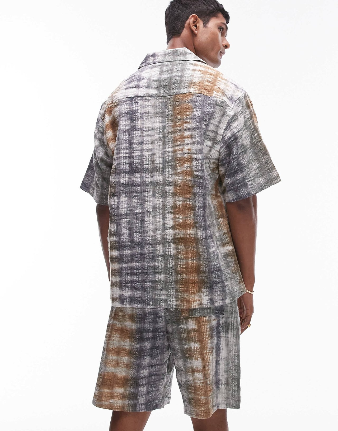 Topman co - ord seersucker tie dye shorts - ASOS Sample Sale EU Store