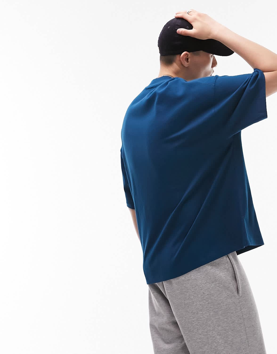 Topman extreme oversized fit t-shirt in mid blue - ASOS Sample Sale EU Store