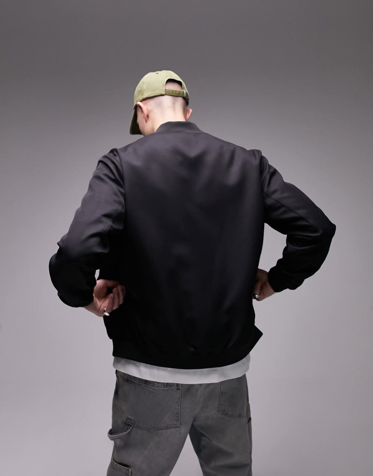 Topman lightweight bomber in black - ASOS Sample Sale EU Store