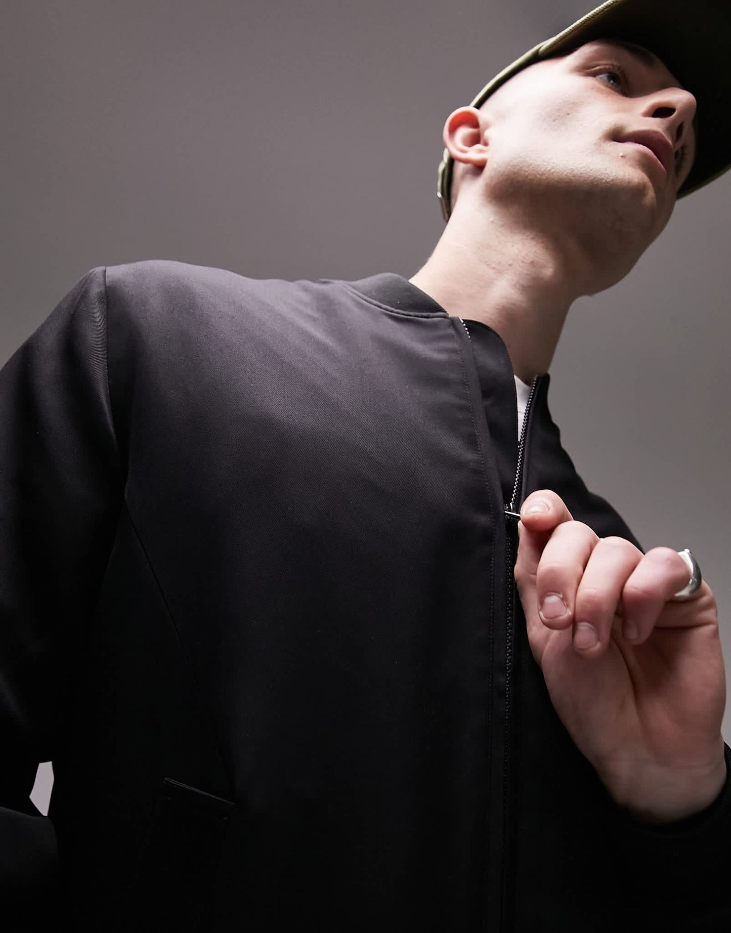Topman lightweight bomber in black - ASOS Sample Sale EU Store