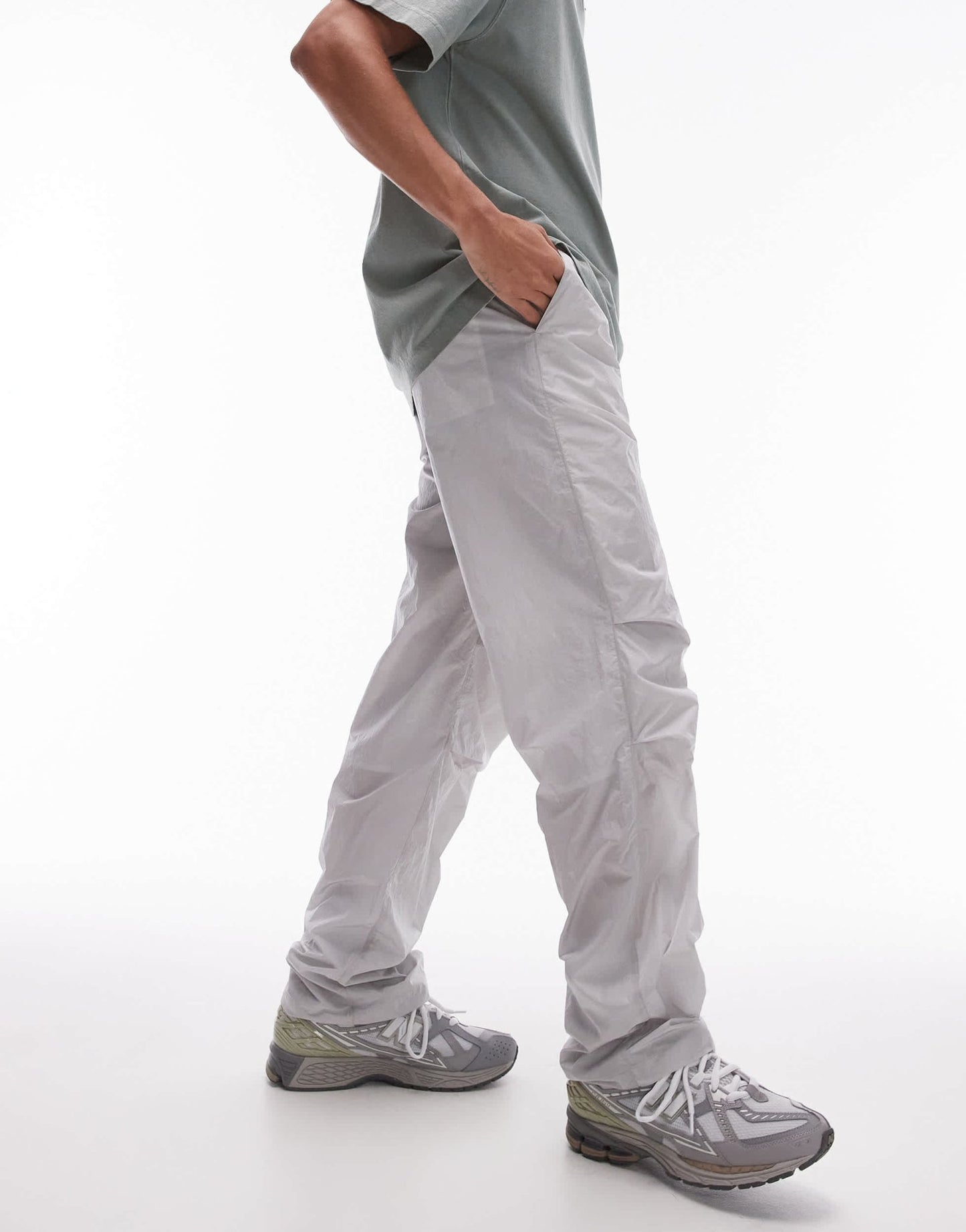 Topman loose trousers in grey - ASOS Sample Sale EU Store