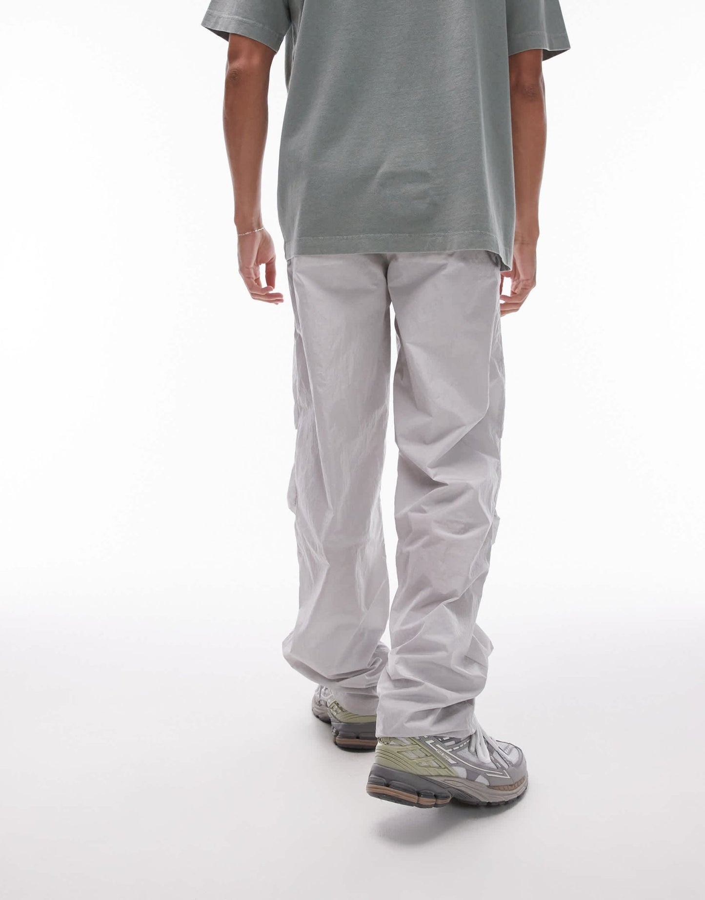 Topman loose trousers in grey - ASOS Sample Sale EU Store