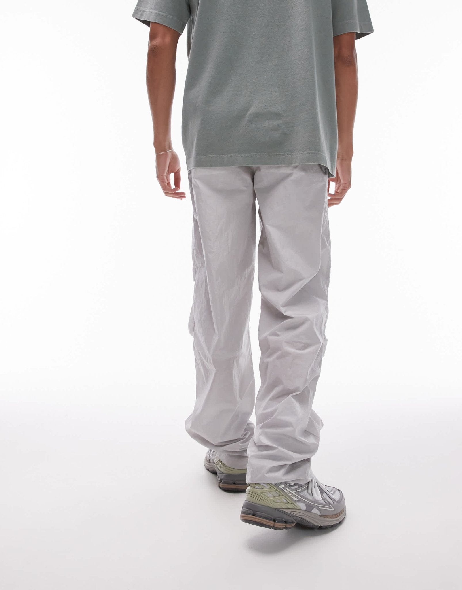 Topman loose trousers in grey - ASOS Sample Sale EU Store