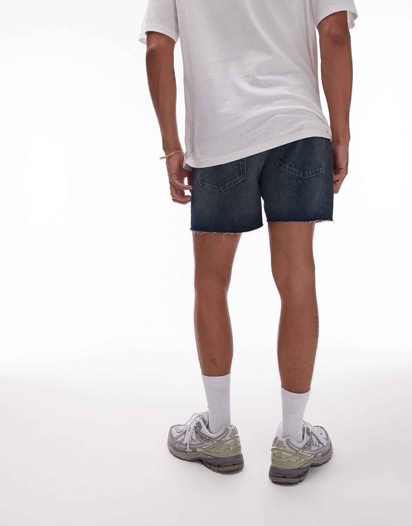 Topman micro denim shorts in dark wash - ASOS Sample Sale EU Store