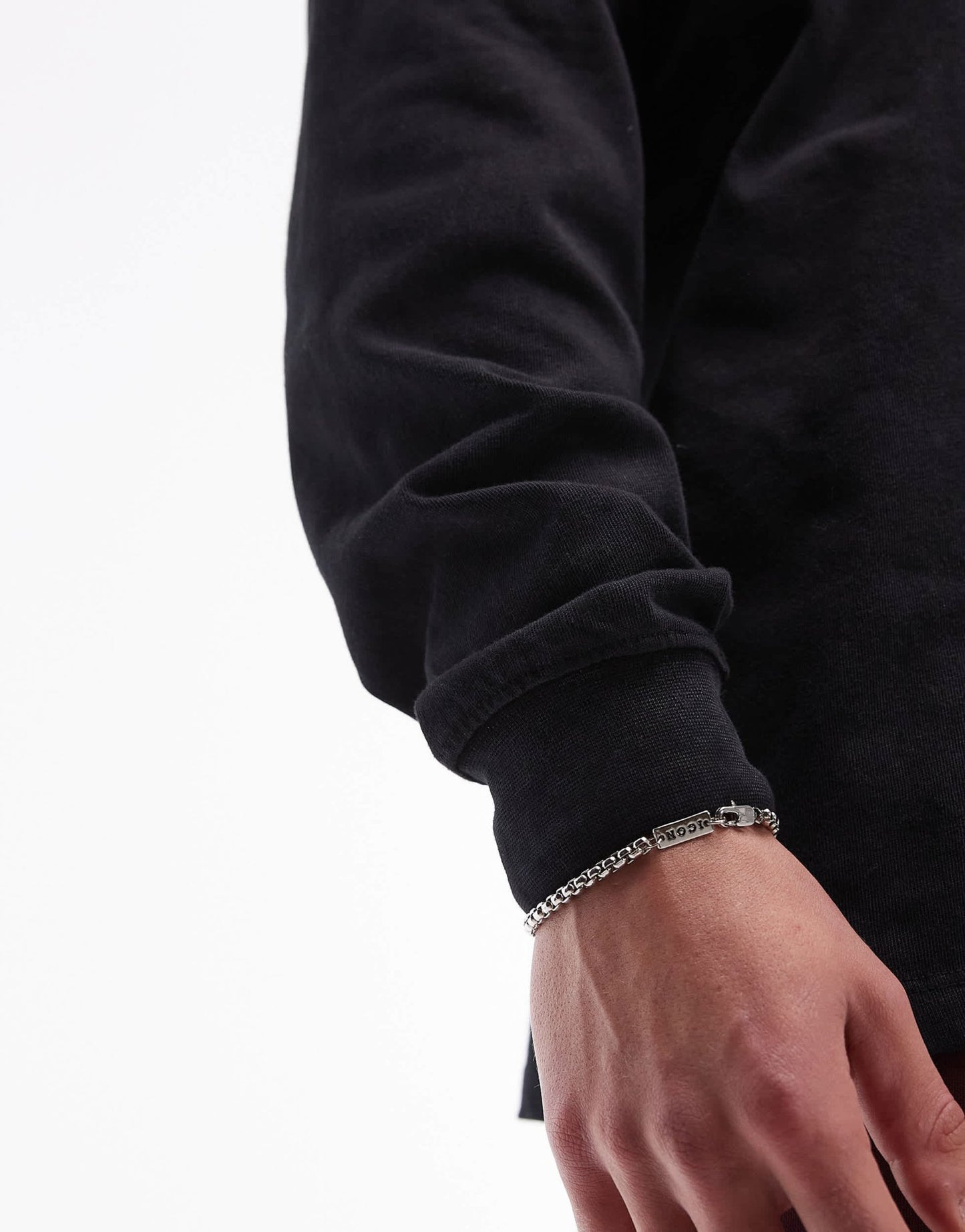 Topman relaxed fit long sleeve t-shirt in washed black - ASOS Sample Sale EU Store