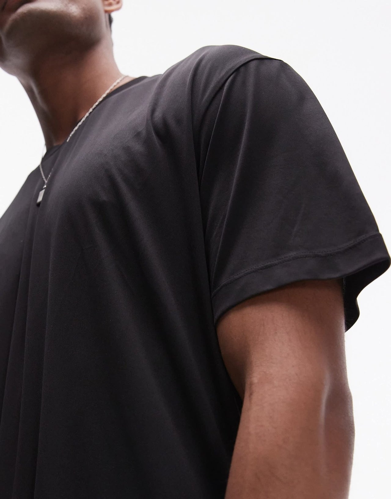 Topman relaxed fit sheer t-shirt in black - BLACK - ASOS Sample Sale EU Store