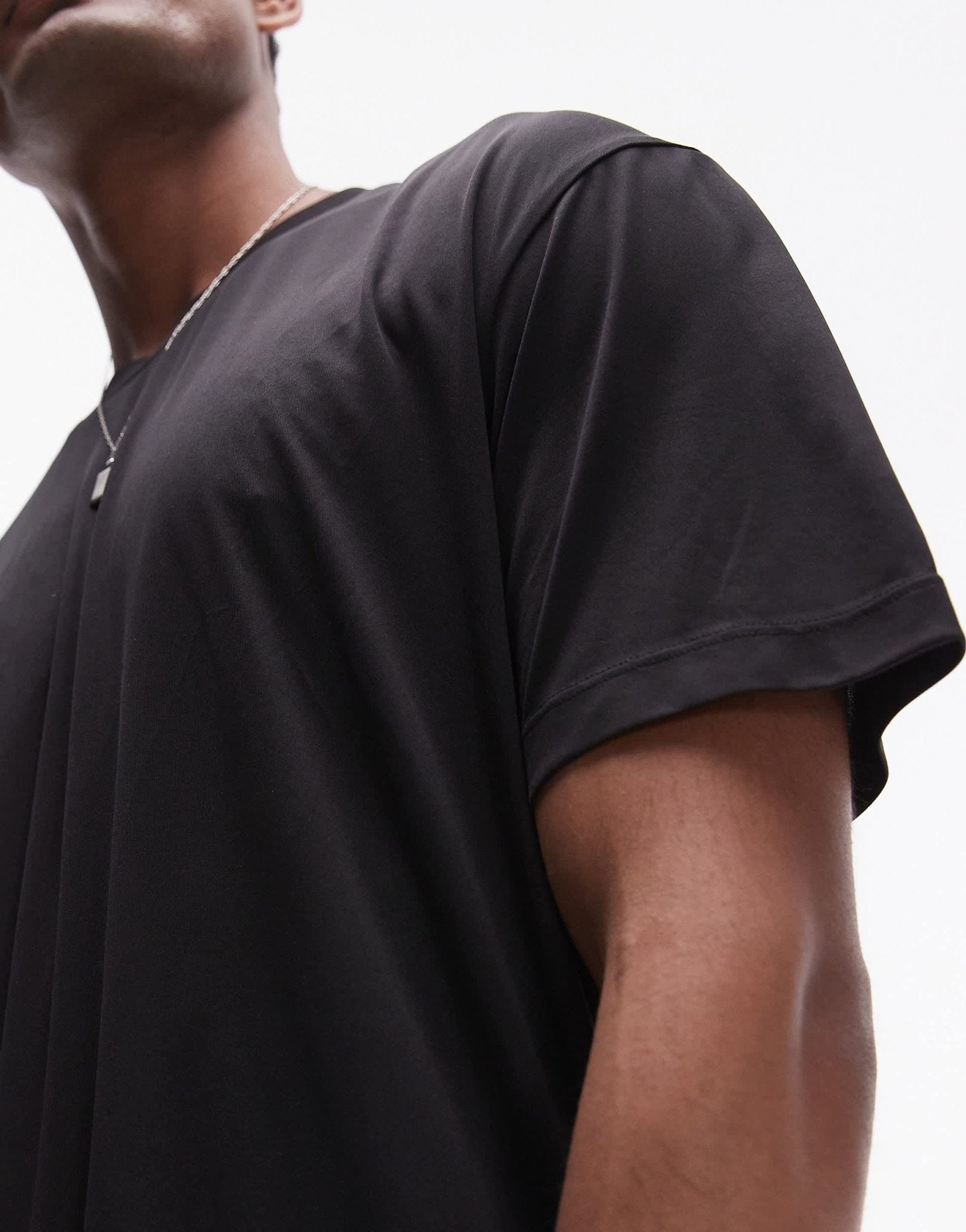 Topman relaxed fit sheer t-shirt in black - BLACK - ASOS Sample Sale EU Store
