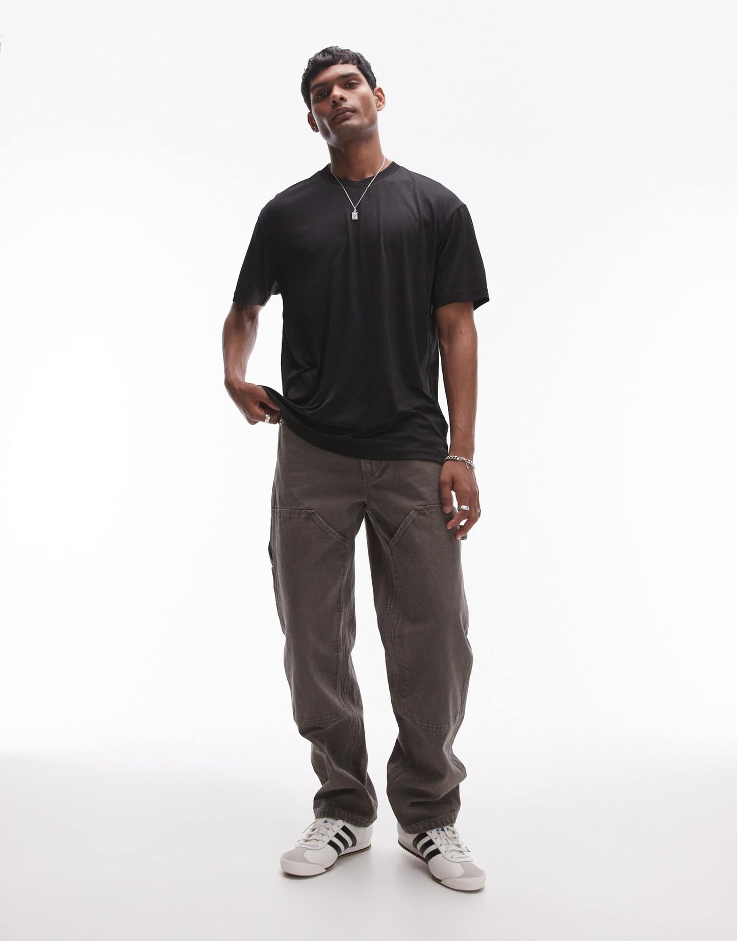 Topman relaxed fit sheer t-shirt in black - BLACK - ASOS Sample Sale EU Store