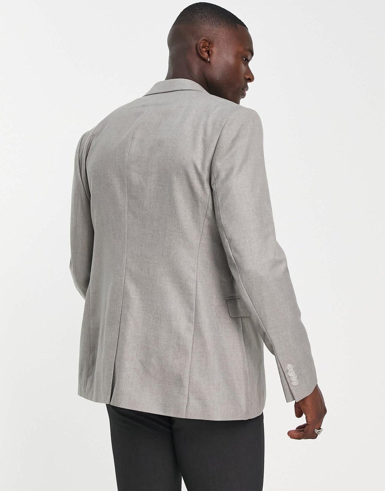 Topman skinny suit jacket in grey - ASOS Sample Sale EU Store