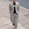 Topman slim linen blend suit jacket in stone