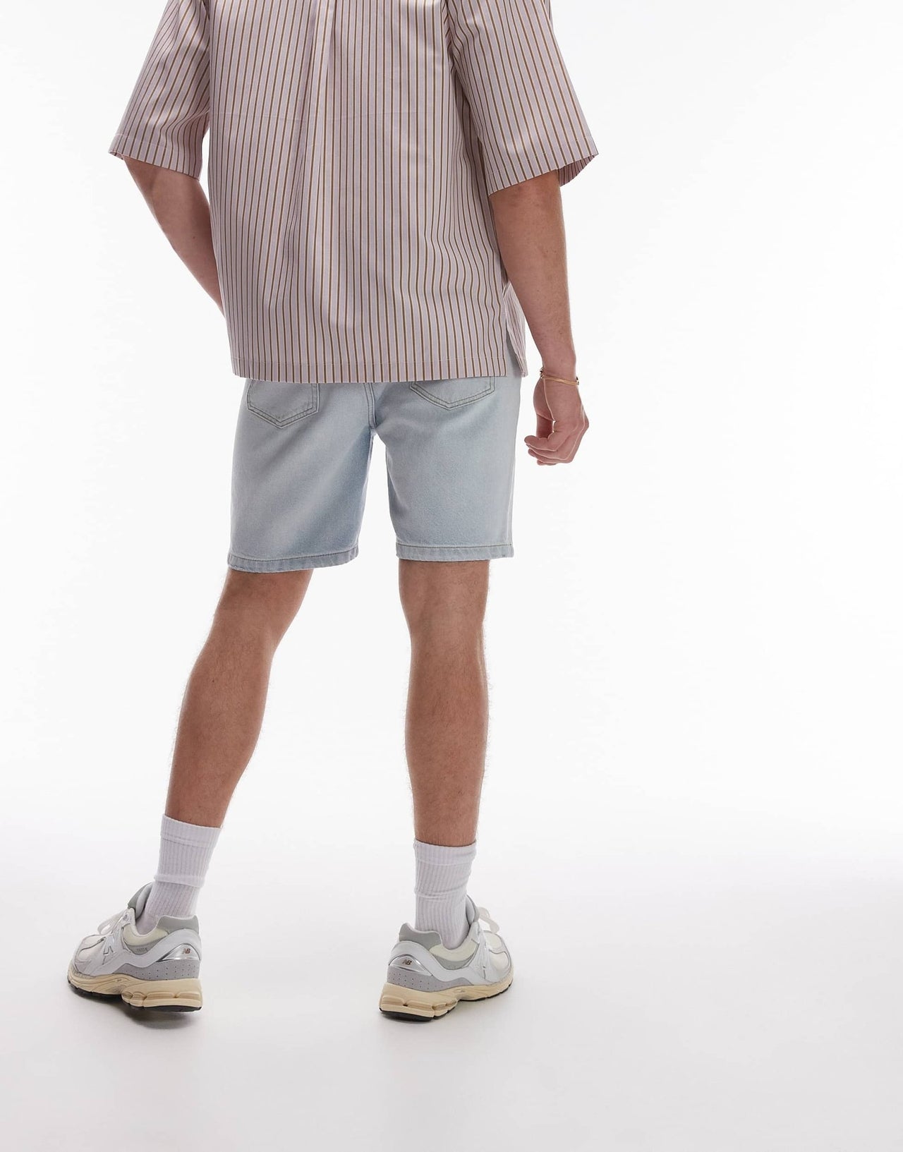 Topman straight denim shorts in bleach - ASOS Sample Sale EU Store