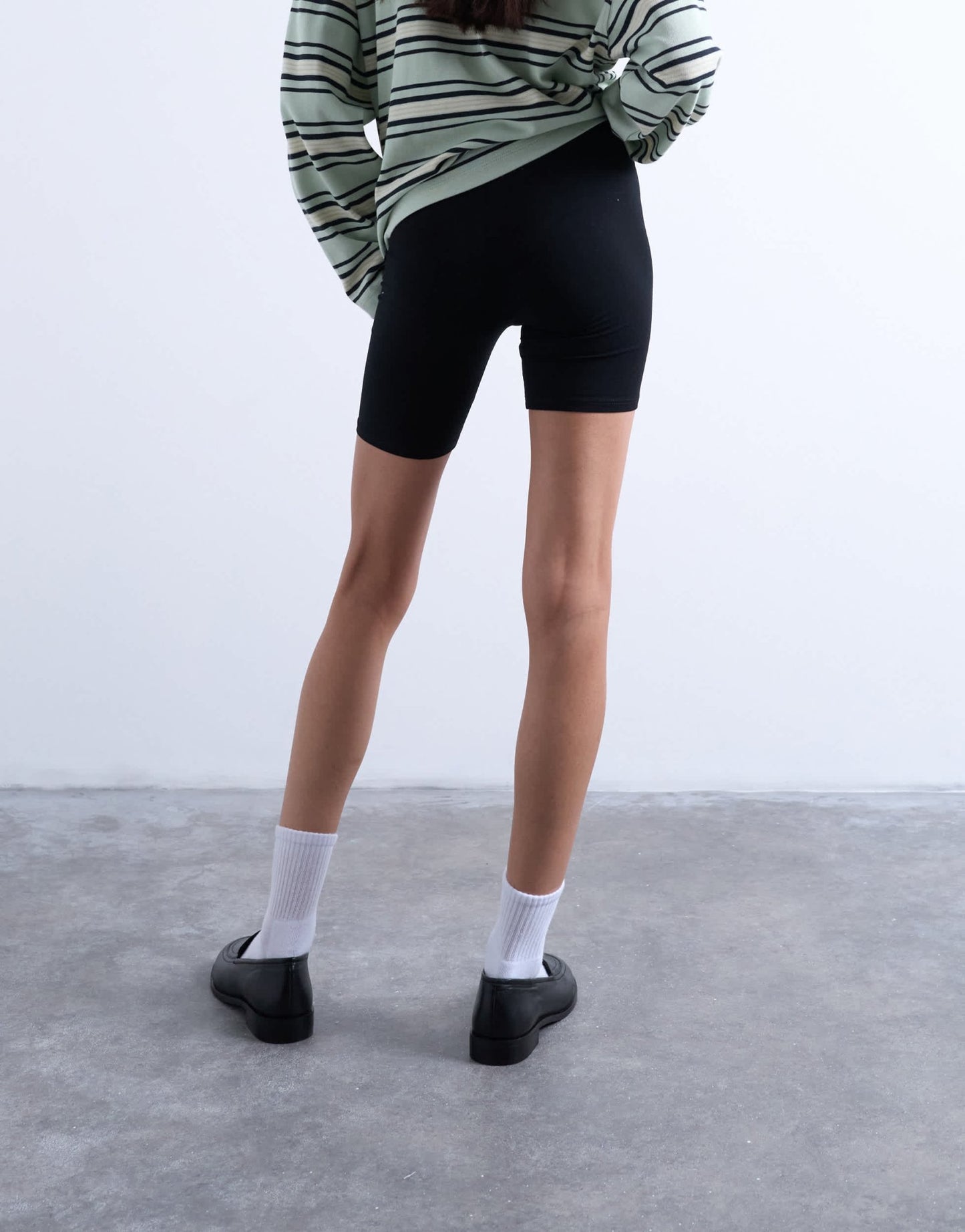 Topshop basic legging short in black - ASOS Sample Sale EU Store
