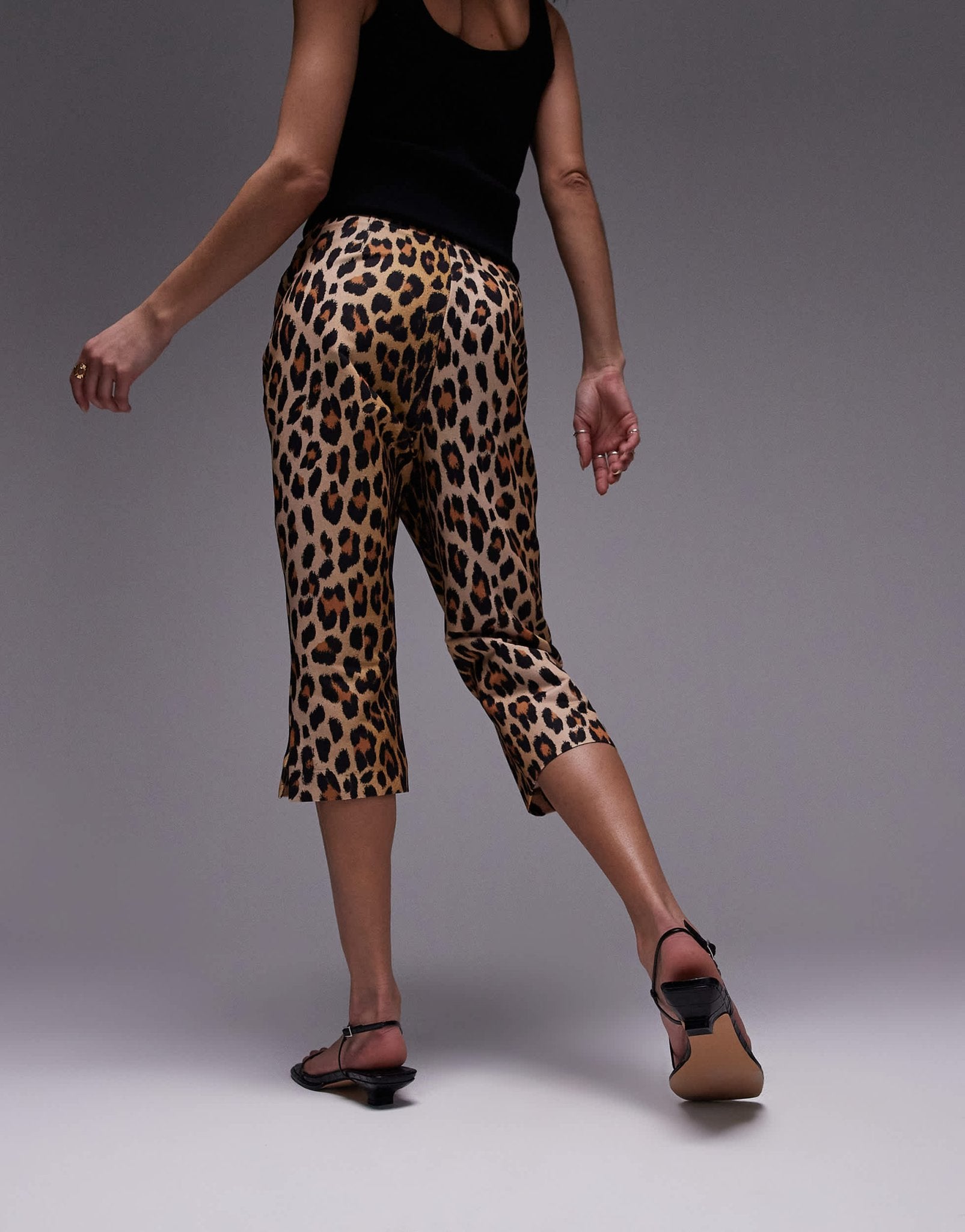 Topshop leopard print capri - ASOS Sample Sale EU Store
