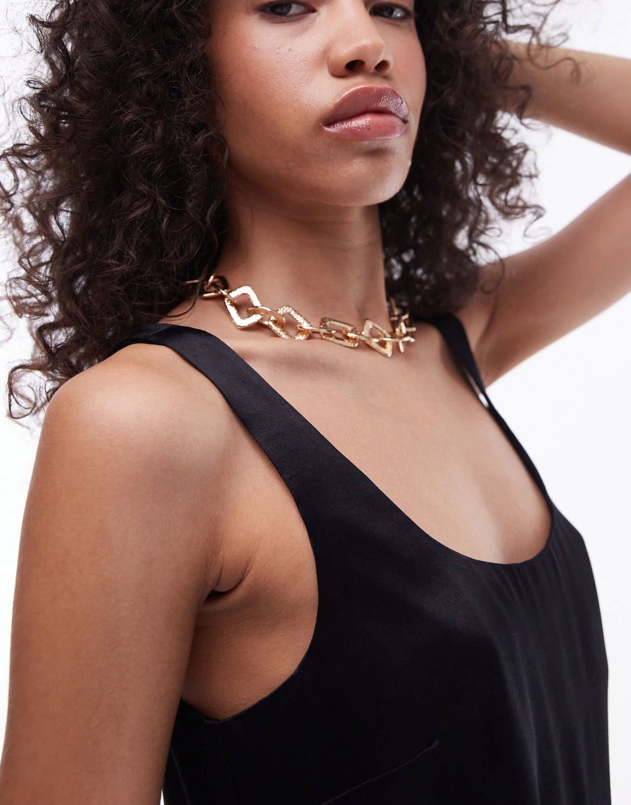 Topshop scoop neck cami in black - ASOS Sample Sale EU Store