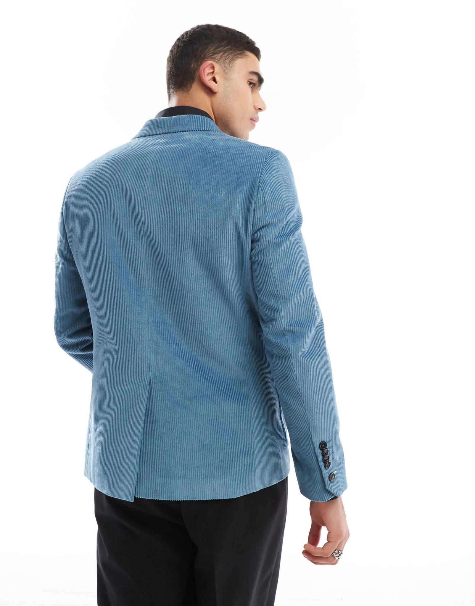Twisted Tailor Aston double breasted slim suit jacket in blue co - ord - ASOS Sample Sale EU Store
