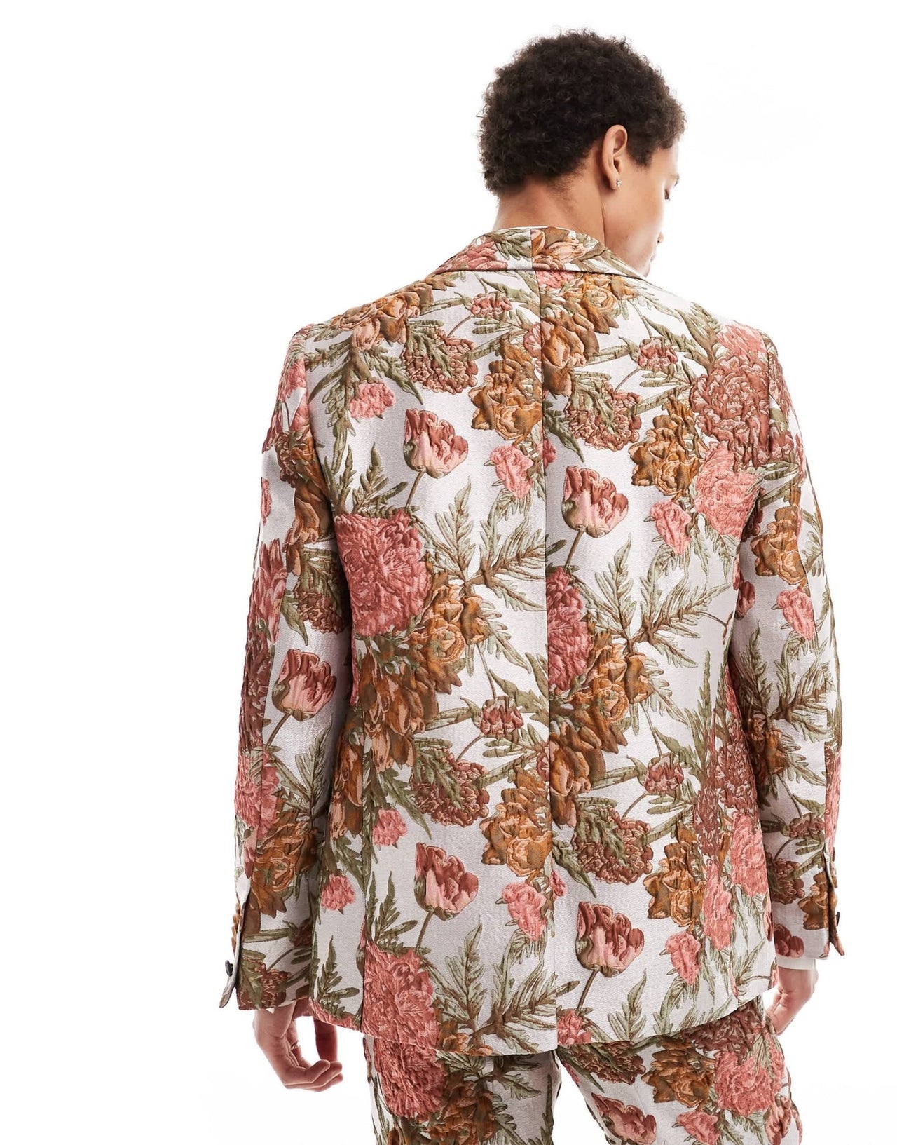 Twisted tailor bold floral jacquard slim suit jacket in multi - ASOS Sample Sale EU Store