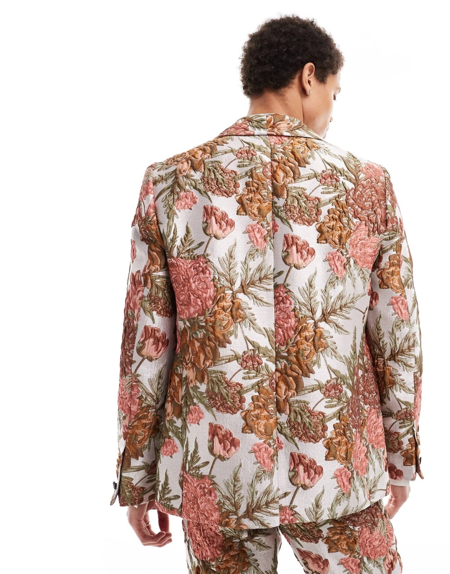Twisted tailor bold floral jacquard slim suit jacket in multi - ASOS Sample Sale EU Store