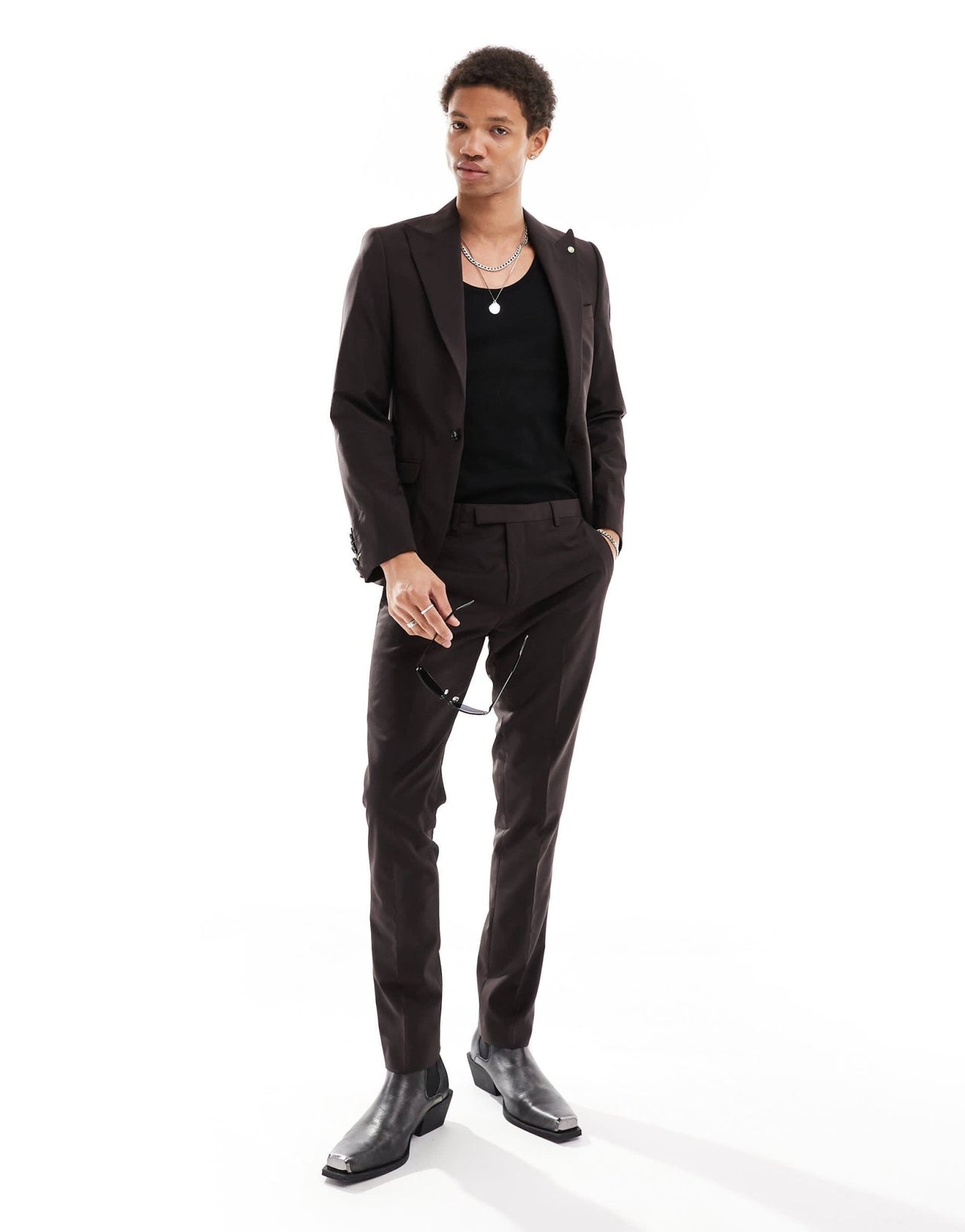 Twisted Tailor buscot suit jacket in brown - ASOS Sample Sale EU Store