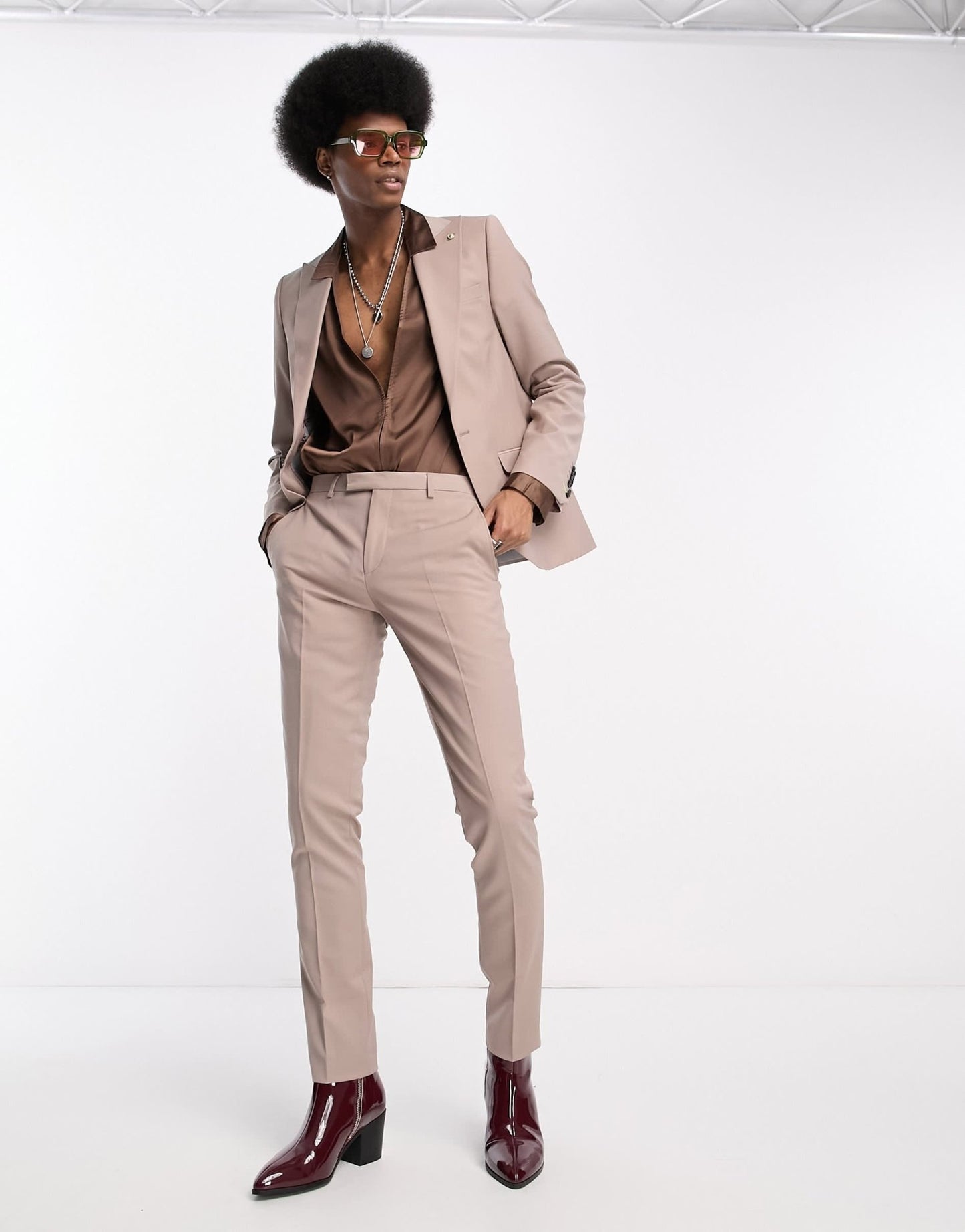 Twisted Tailor buscot suit jacket in sand - ASOS Sample Sale EU Store