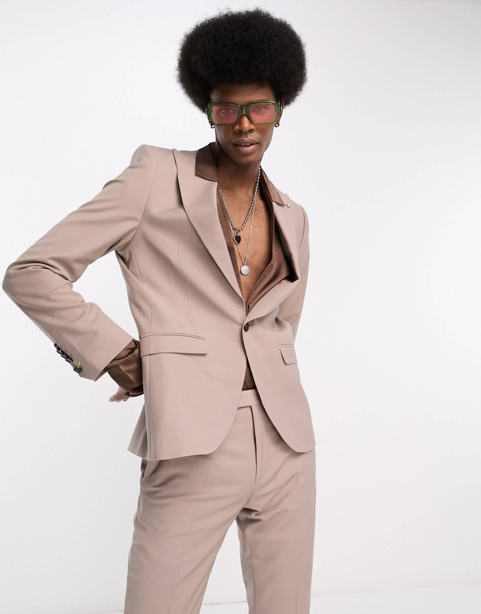 Twisted Tailor buscot suit jacket in sand - ASOS Sample Sale EU Store