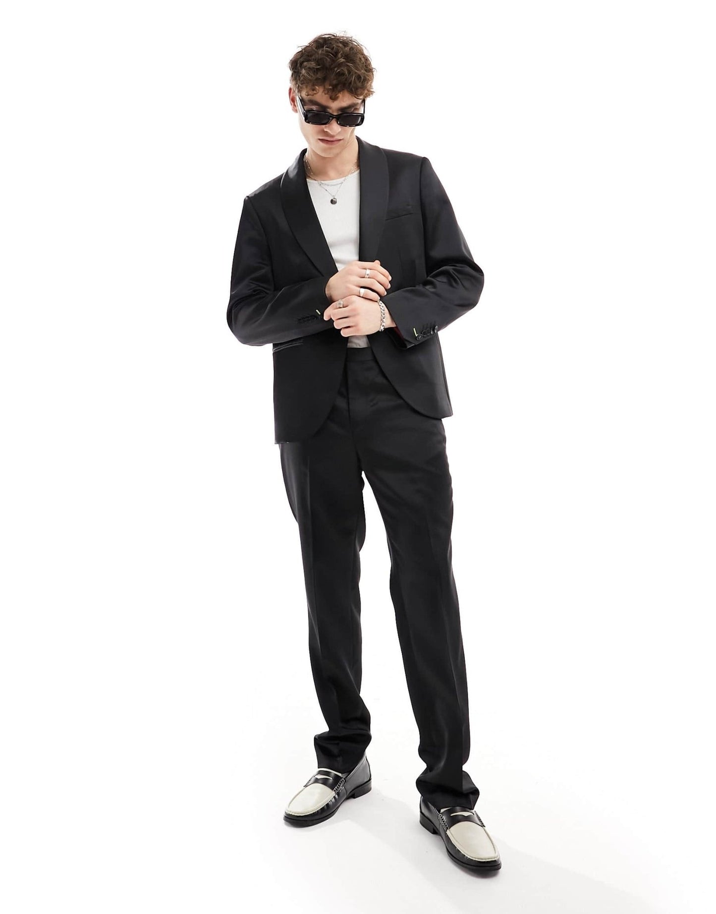 Twisted Tailor draco suit jacket in black - ASOS Sample Sale EU Store