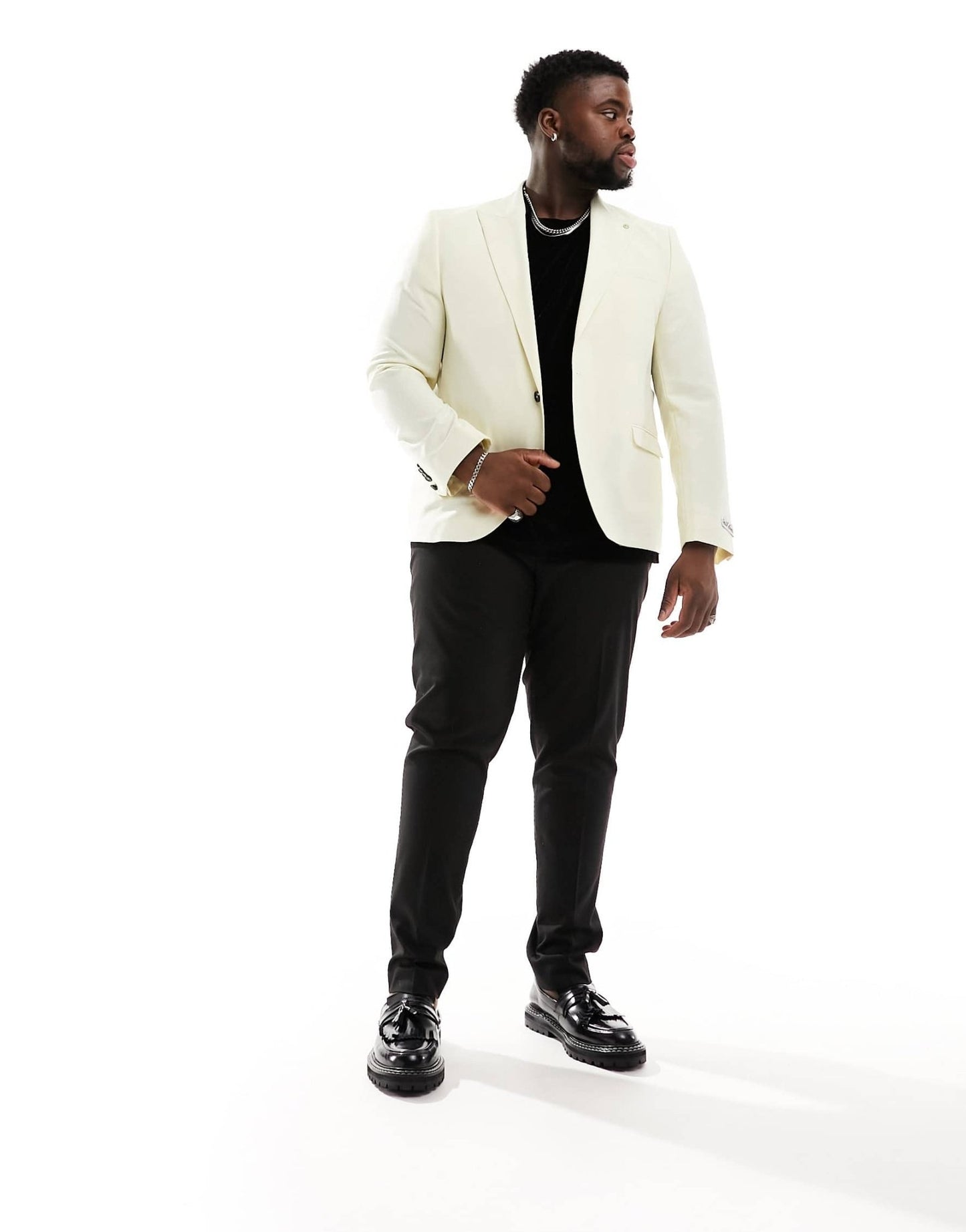 Twisted Tailor Plus buscot suit jacket in black - ASOS Sample Sale EU Store