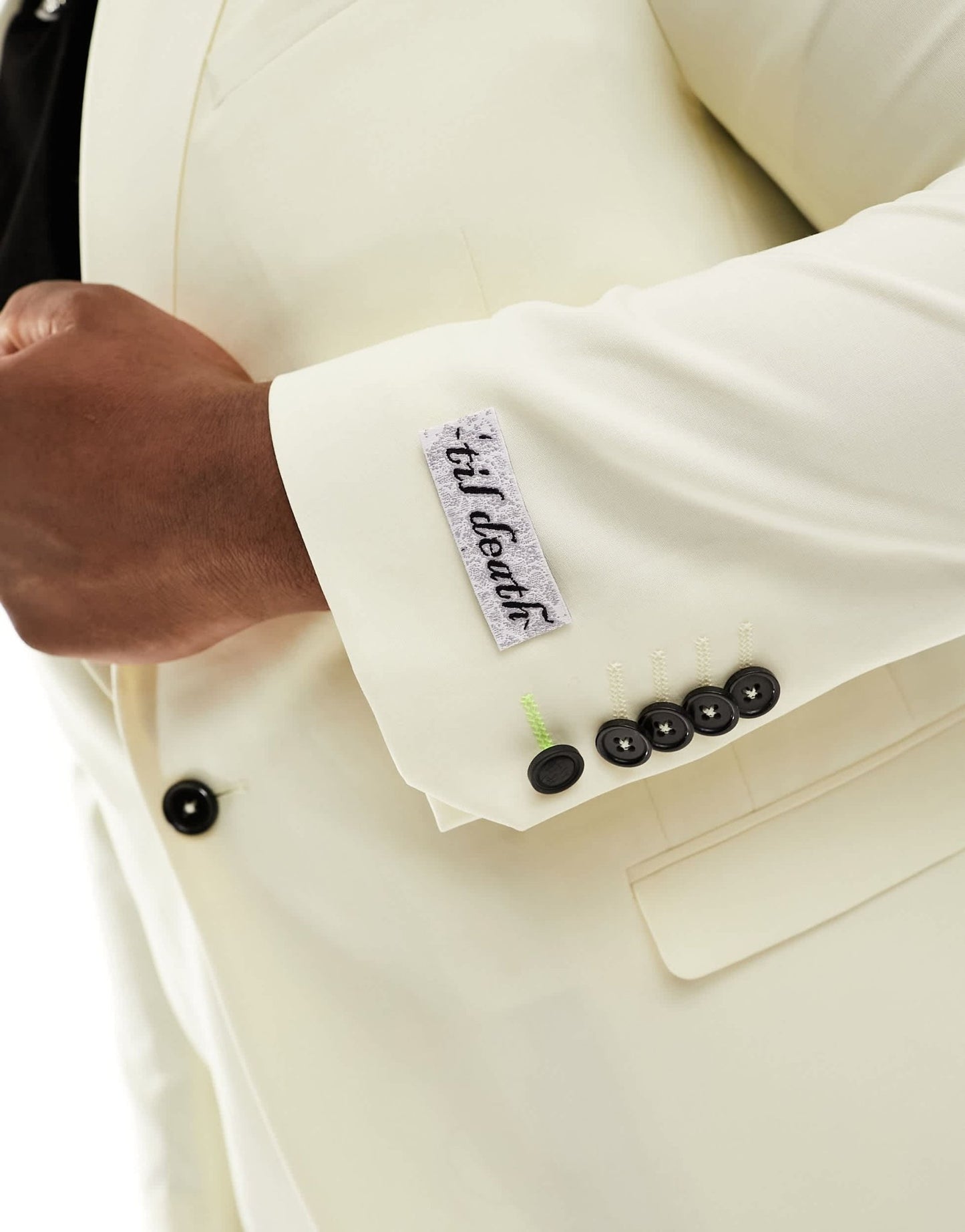 Twisted Tailor Plus buscot suit jacket in black - ASOS Sample Sale EU Store