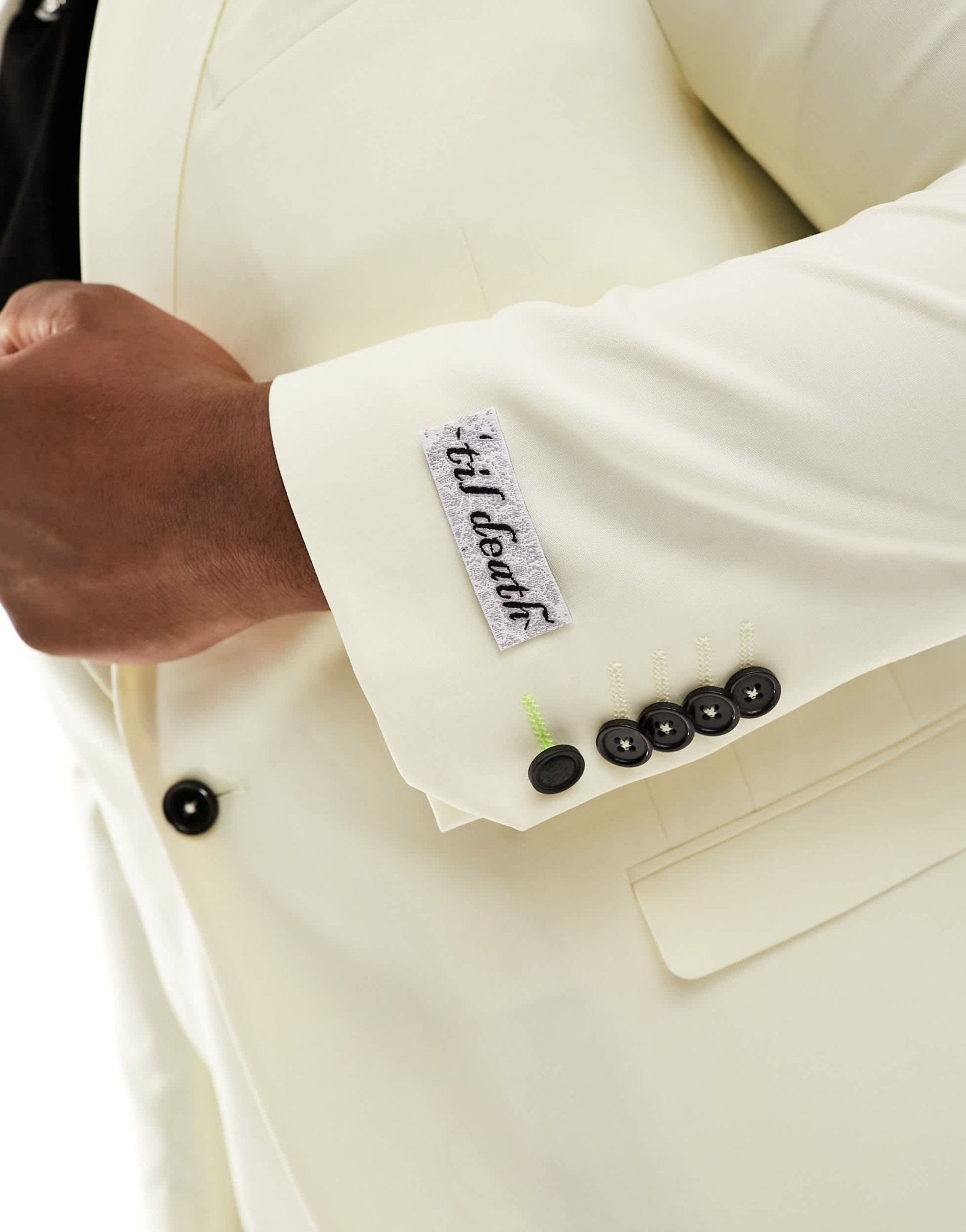 Twisted Tailor Plus buscot suit jacket in black - ASOS Sample Sale EU Store