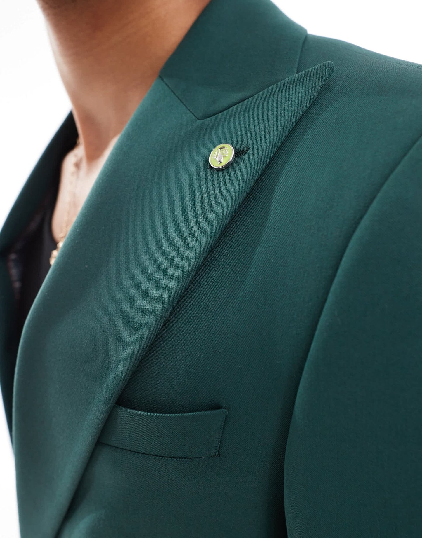 Twisted Tailor suit jacket in dark green - ASOS Sample Sale EU Store