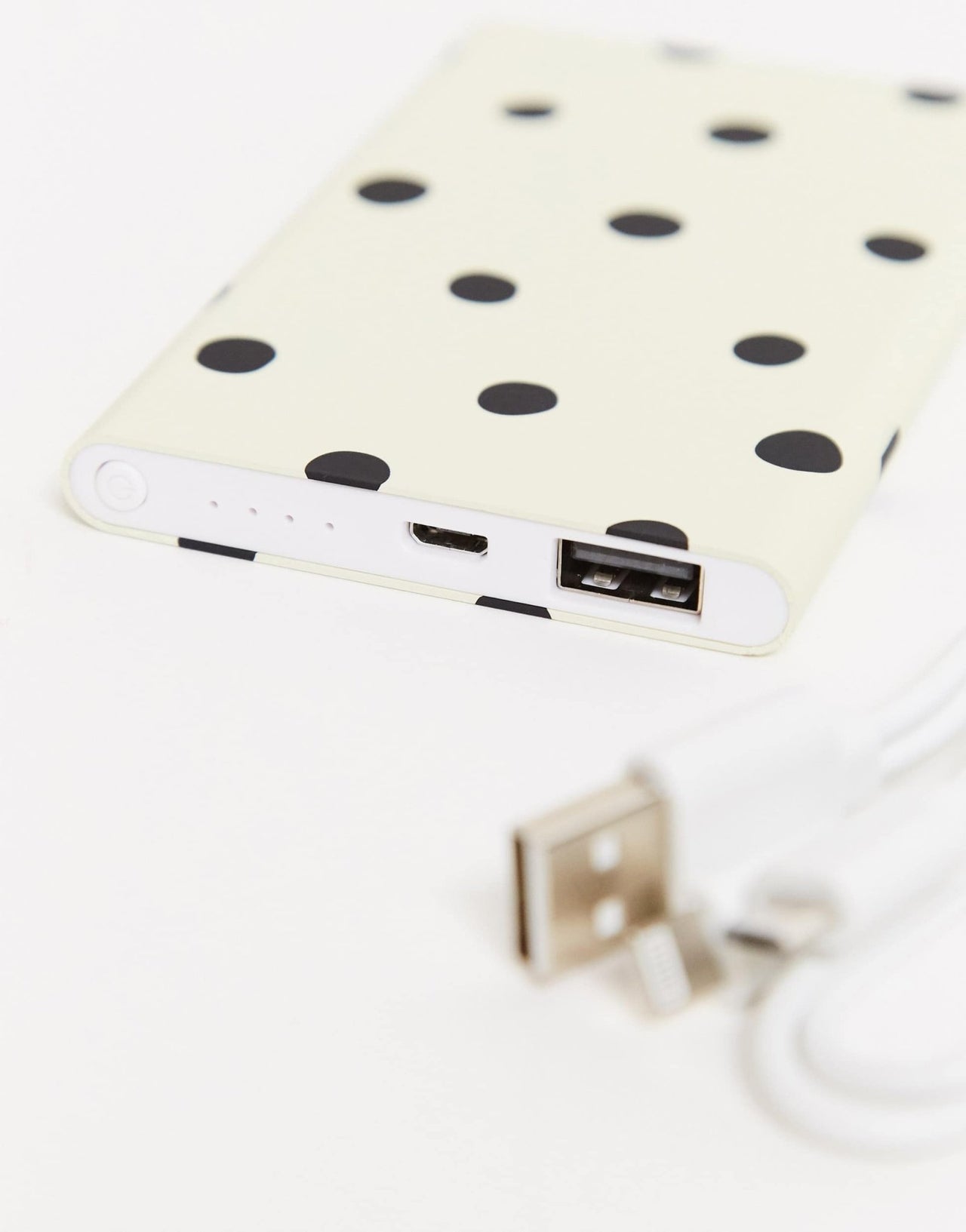 Typo portable charger in spot print - ASOS Sample Sale EU Store