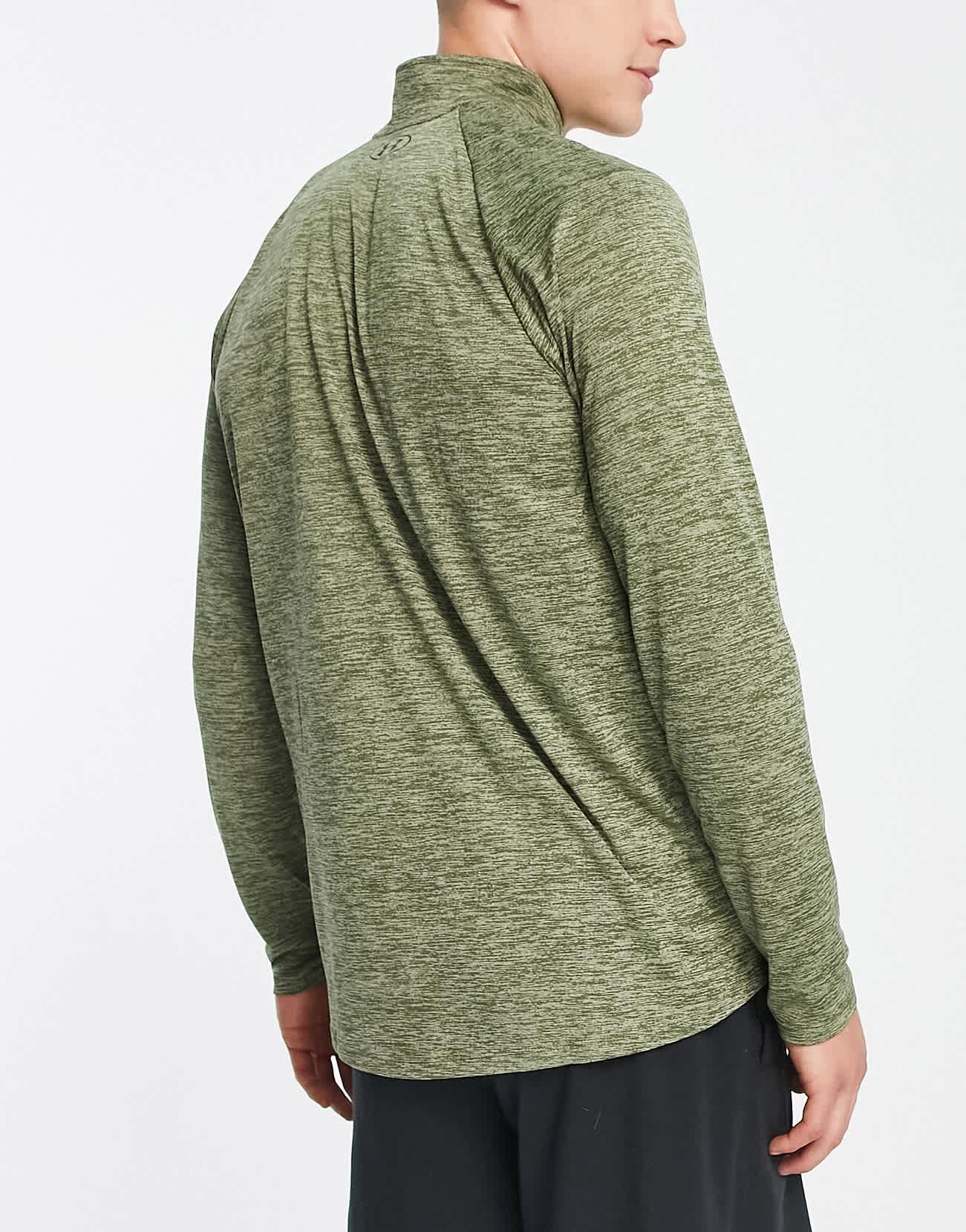 Under Armour Tech 2.0 half zip sweat in khaki - ASOS Sample Sale EU Store