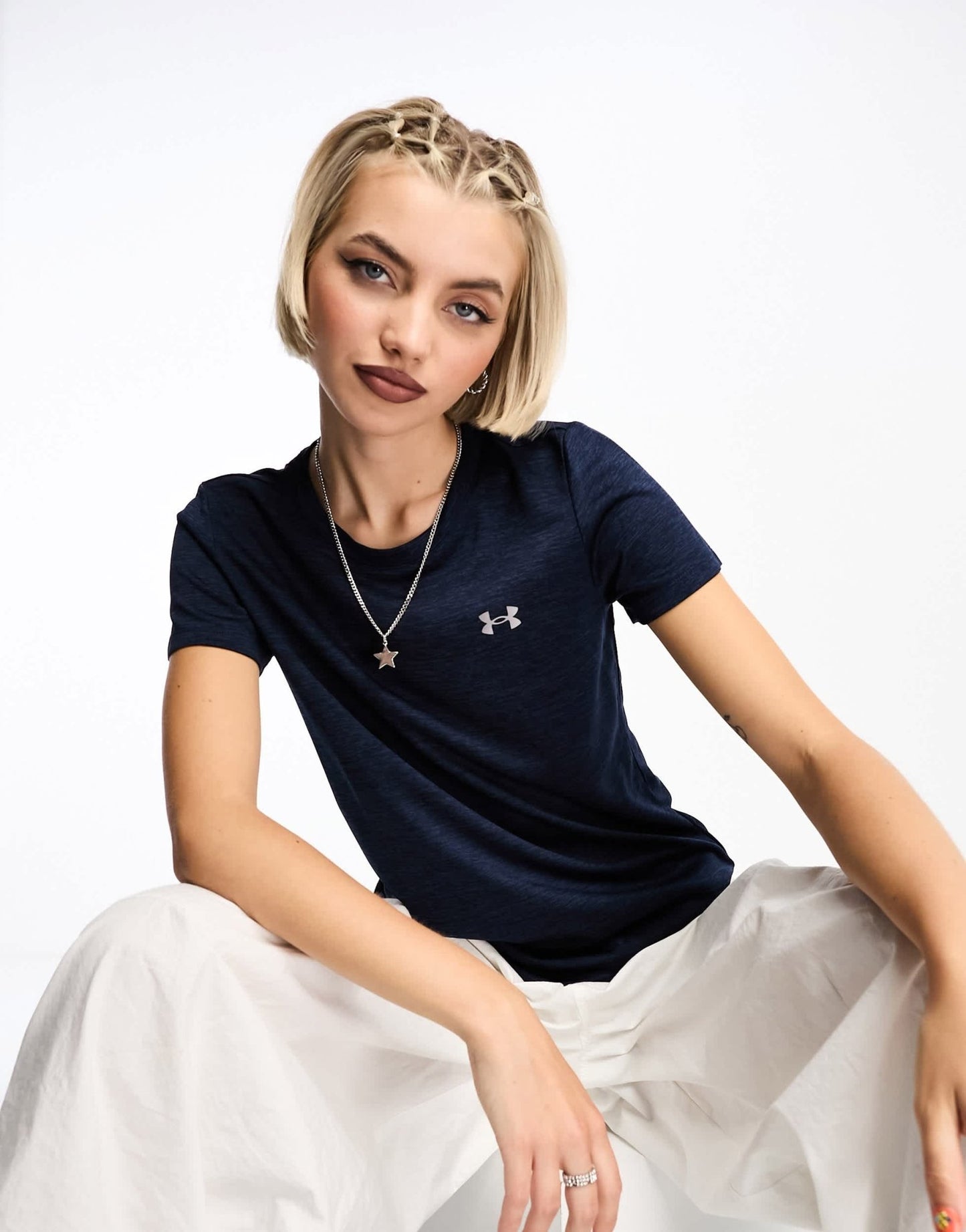 Under Armour Tech t-shirt in navy - ASOS Sample Sale EU Store