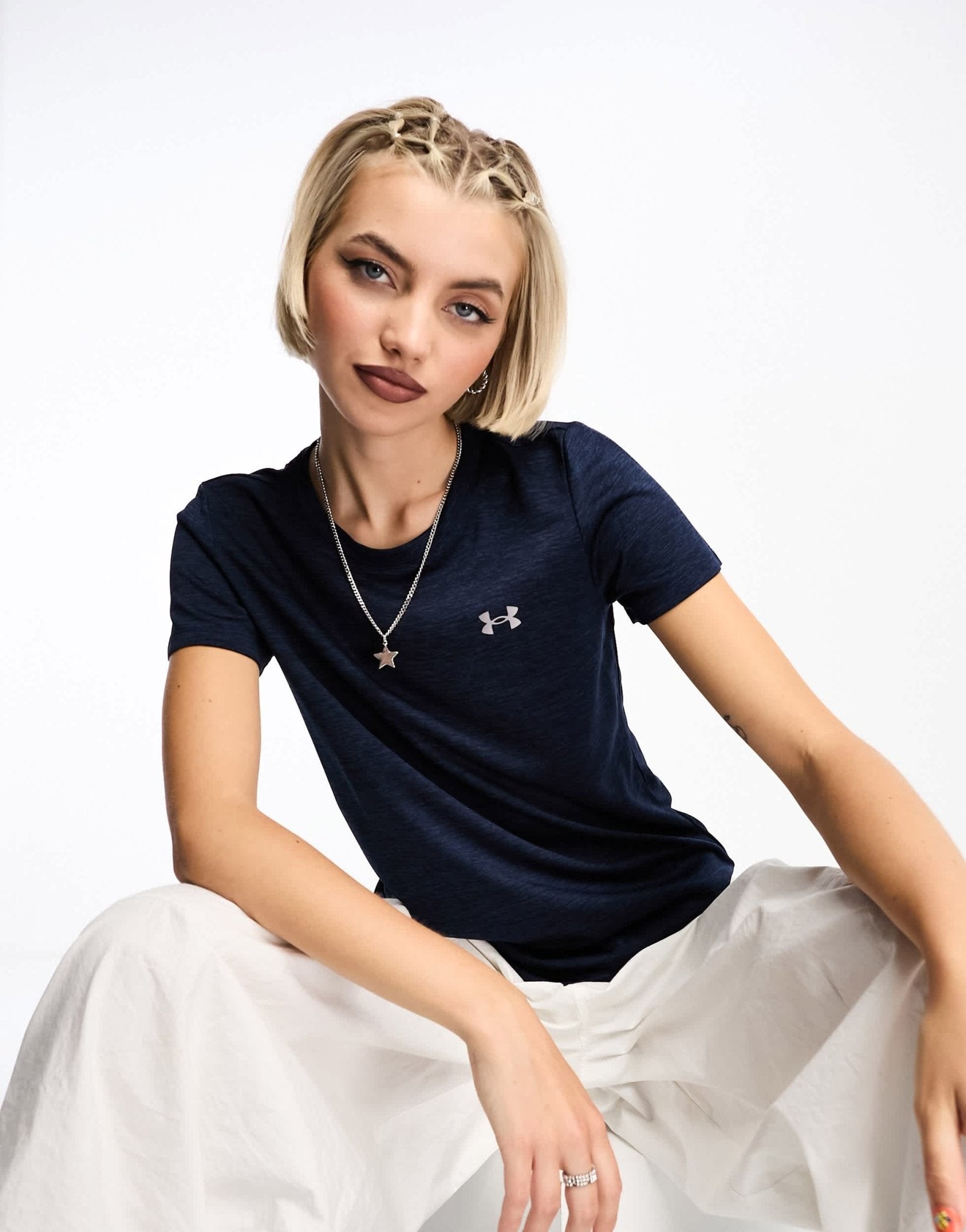 Under Armour Tech t-shirt in navy - ASOS Sample Sale EU Store