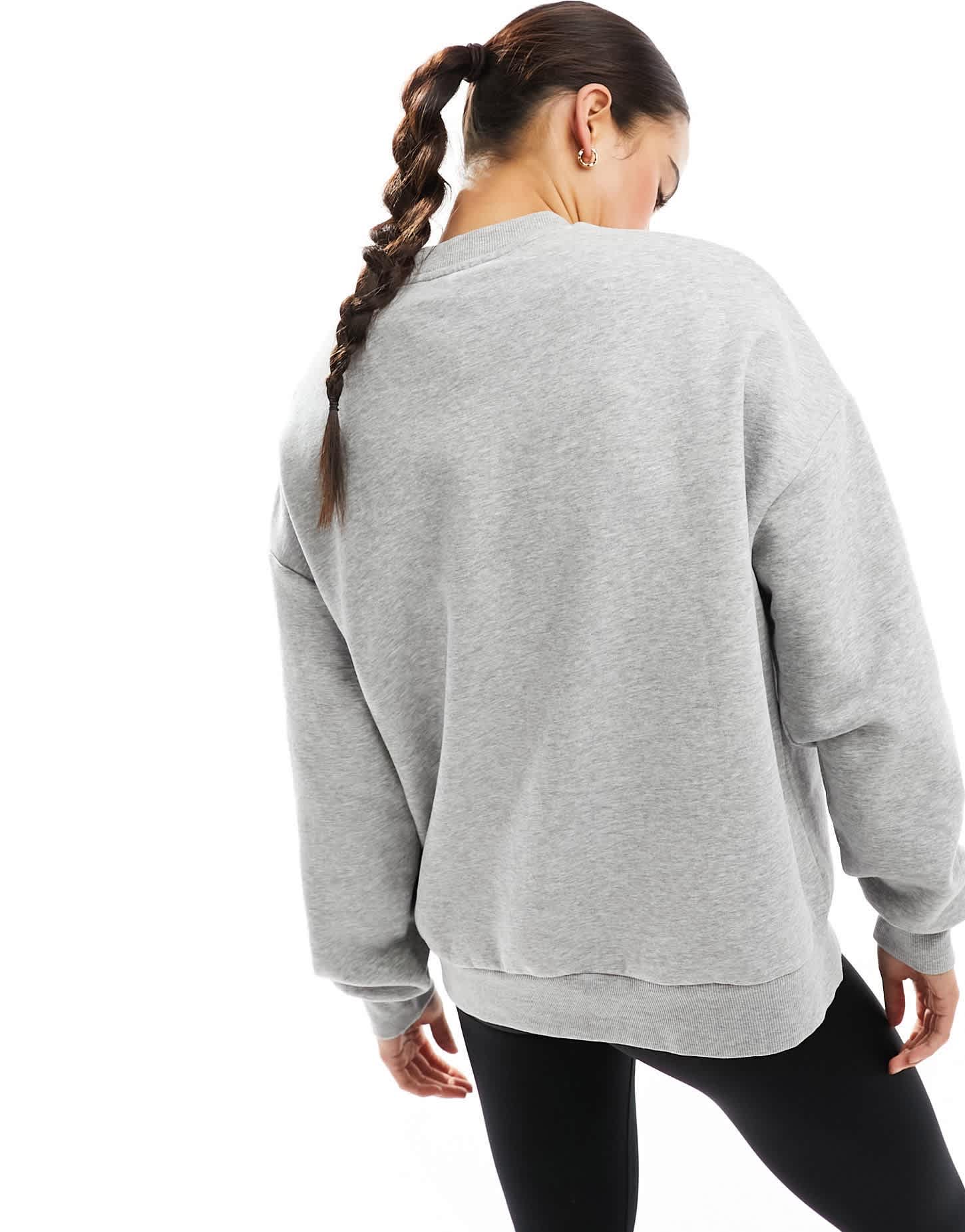 Urban Threads oversized sweater in grey marl - ASOS Sample Sale EU Store