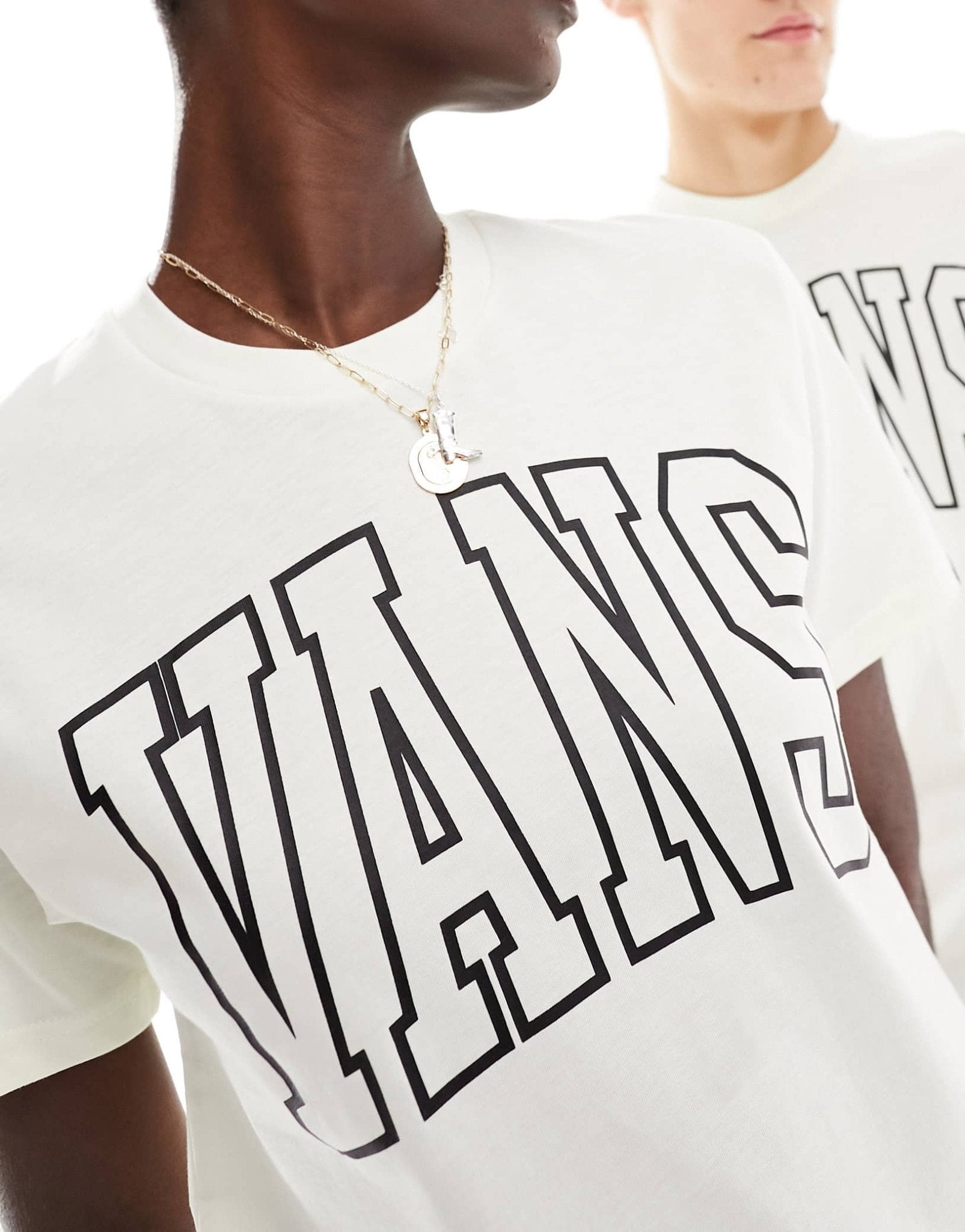 Vans arched line t-shirt in white - ASOS Sample Sale EU Store