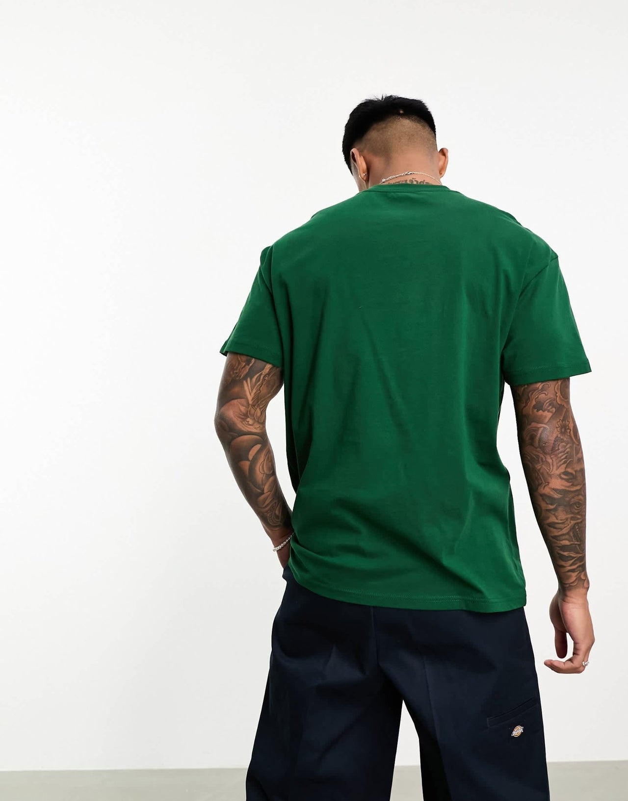 Vans central logo oversize t-shirt in green - ASOS Sample Sale EU Store
