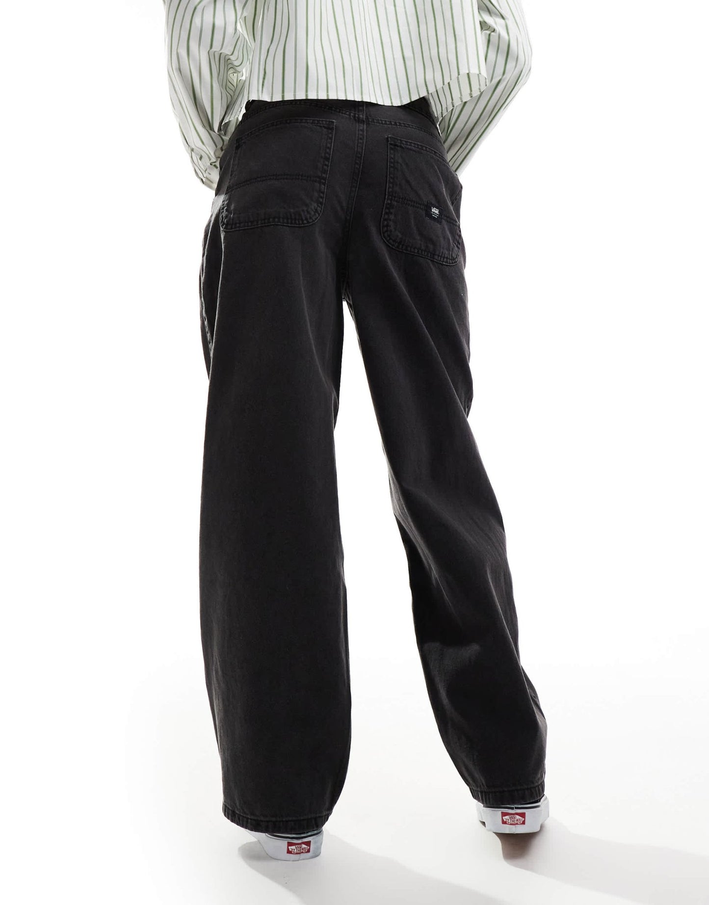 Vans curbside baggy trousers in black - ASOS Sample Sale EU Store