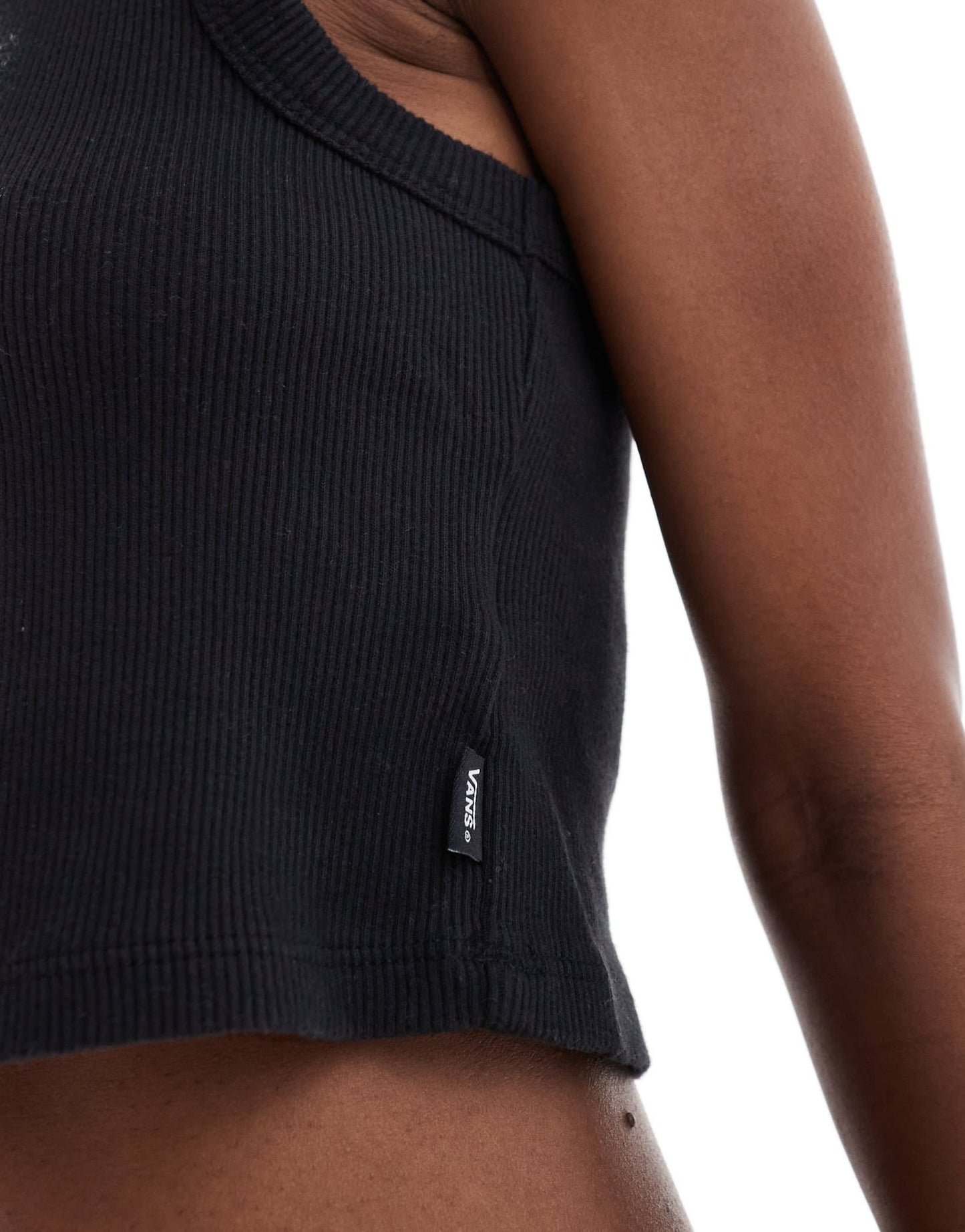 Vans drew rib tank top in black - ASOS Sample Sale EU Store