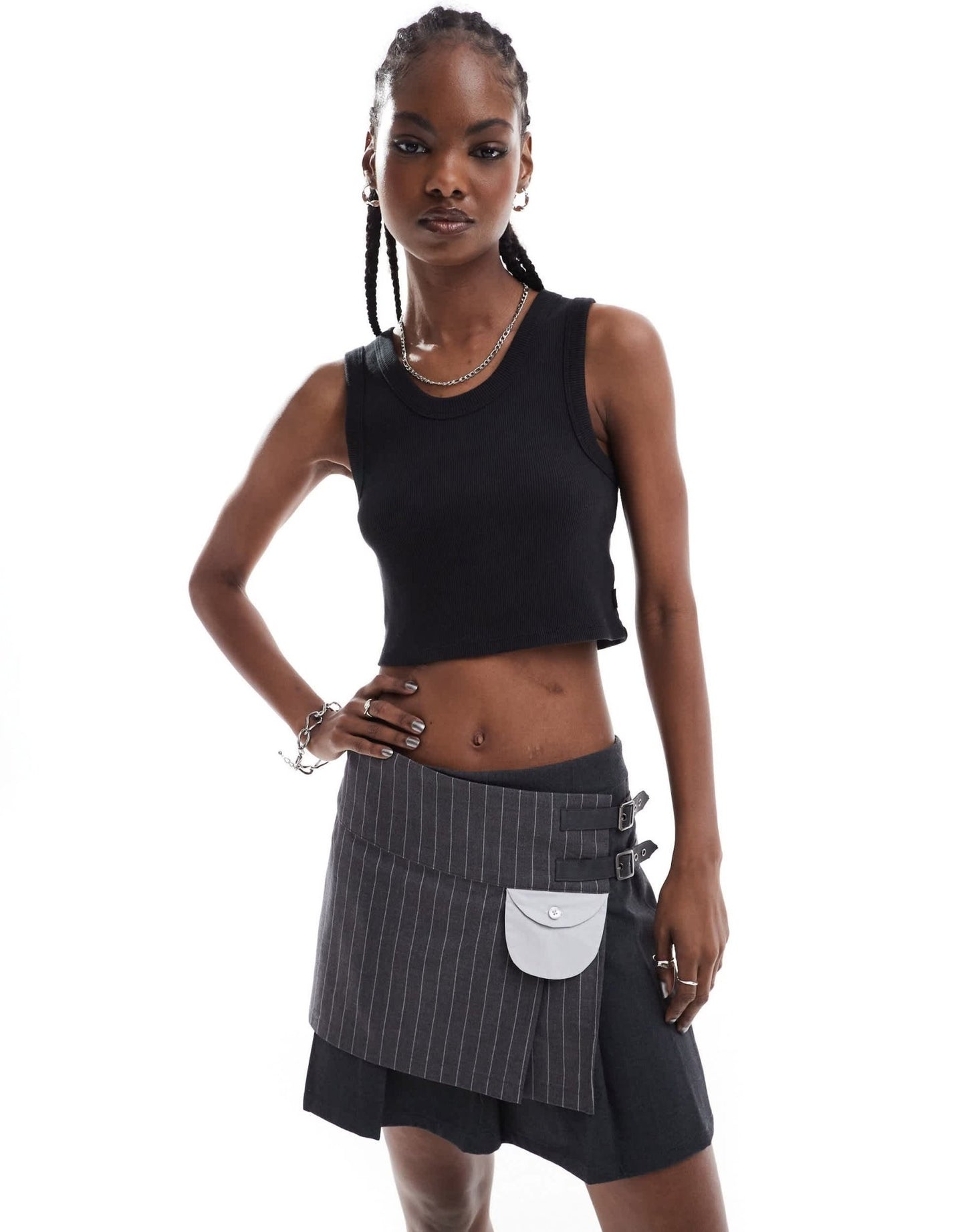 Vans drew rib tank top in black - ASOS Sample Sale EU Store
