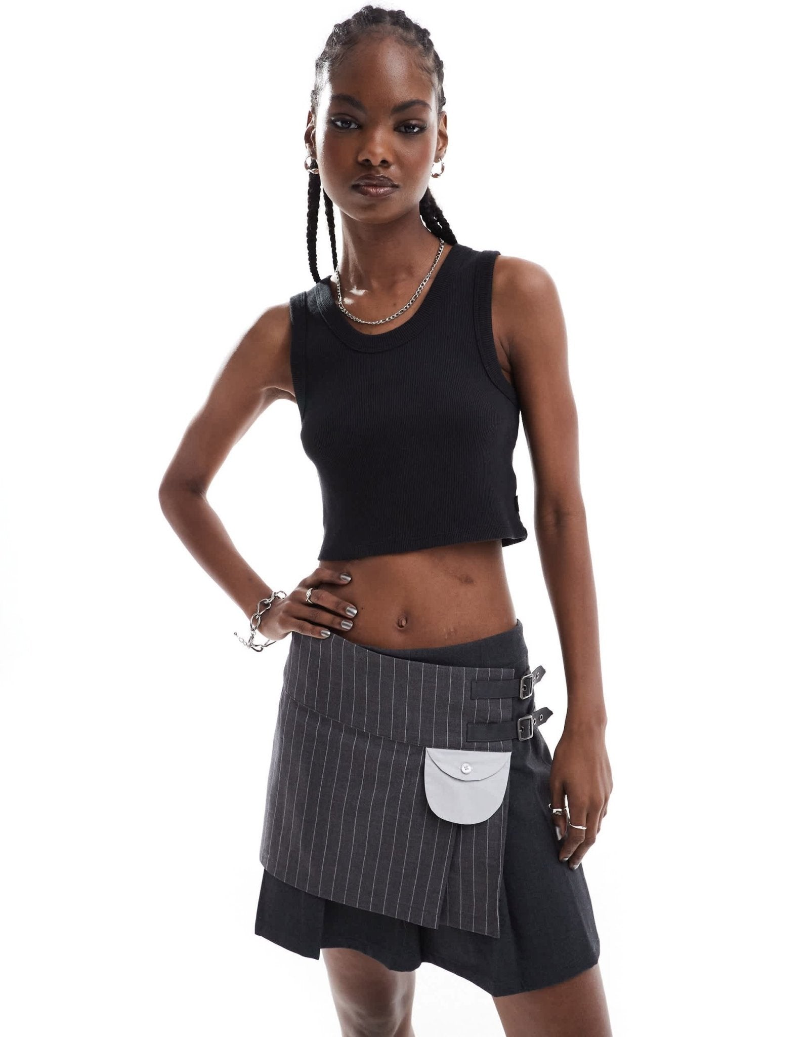 Vans drew rib tank top in black - ASOS Sample Sale EU Store