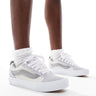 Vans knu skool chunky trainers in light grey multi