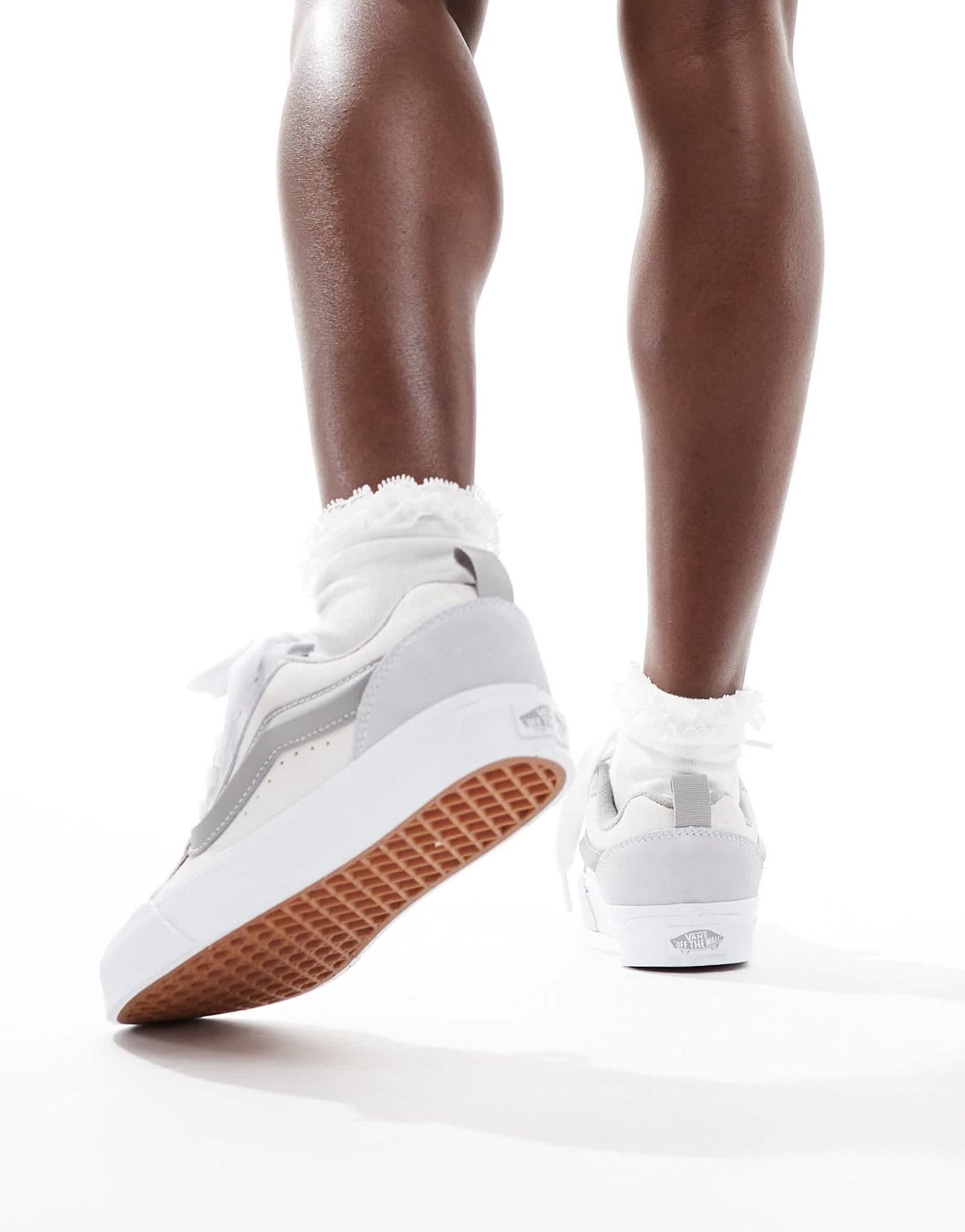 Vans knu skool chunky trainers in light grey multi - ASOS Sample Sale EU Store